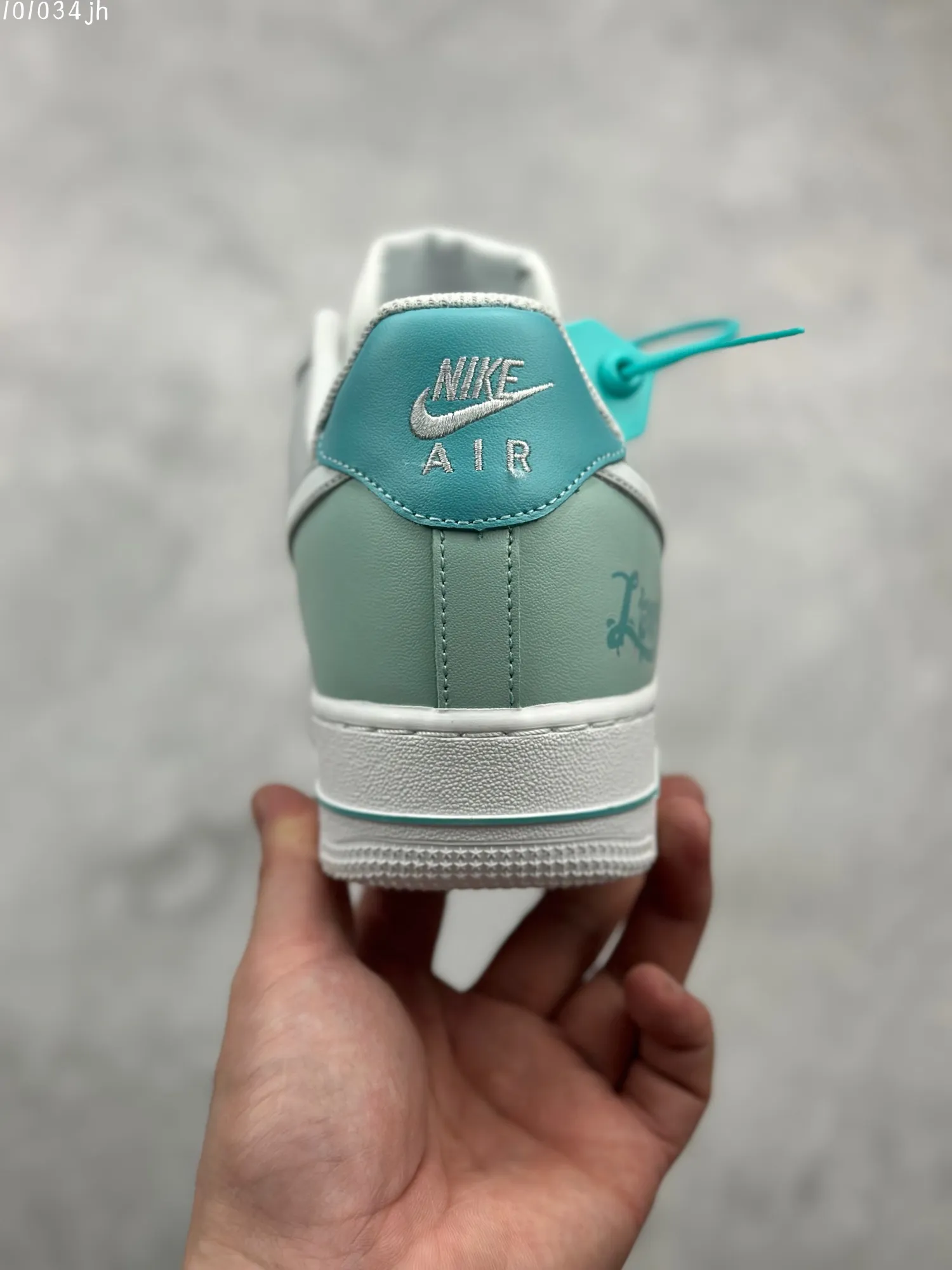 SunProtective Nike Air Force 1 Low ‘Love in Rain Season’ – CW2288-111 – Cream Mint Green – Top Rep Shoes & Best Replica Sneakers 1027