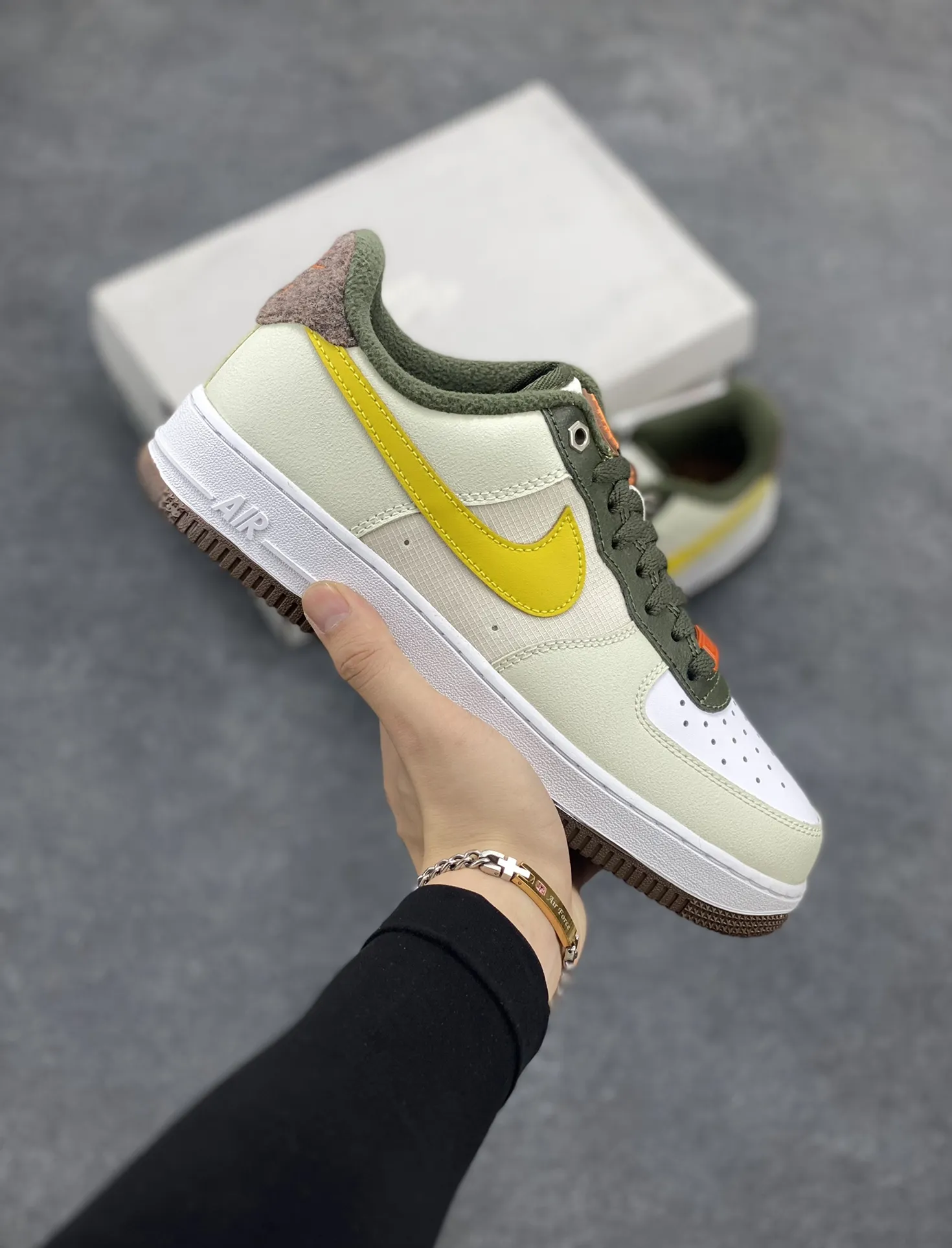 Resilient Nike Air Force 1 Low Mustard Yellow –  Low-Top Casual Sneakers for Men and Women, Top Rep Shoes, Best Replica Sneakers, Style: FV3647- 1053