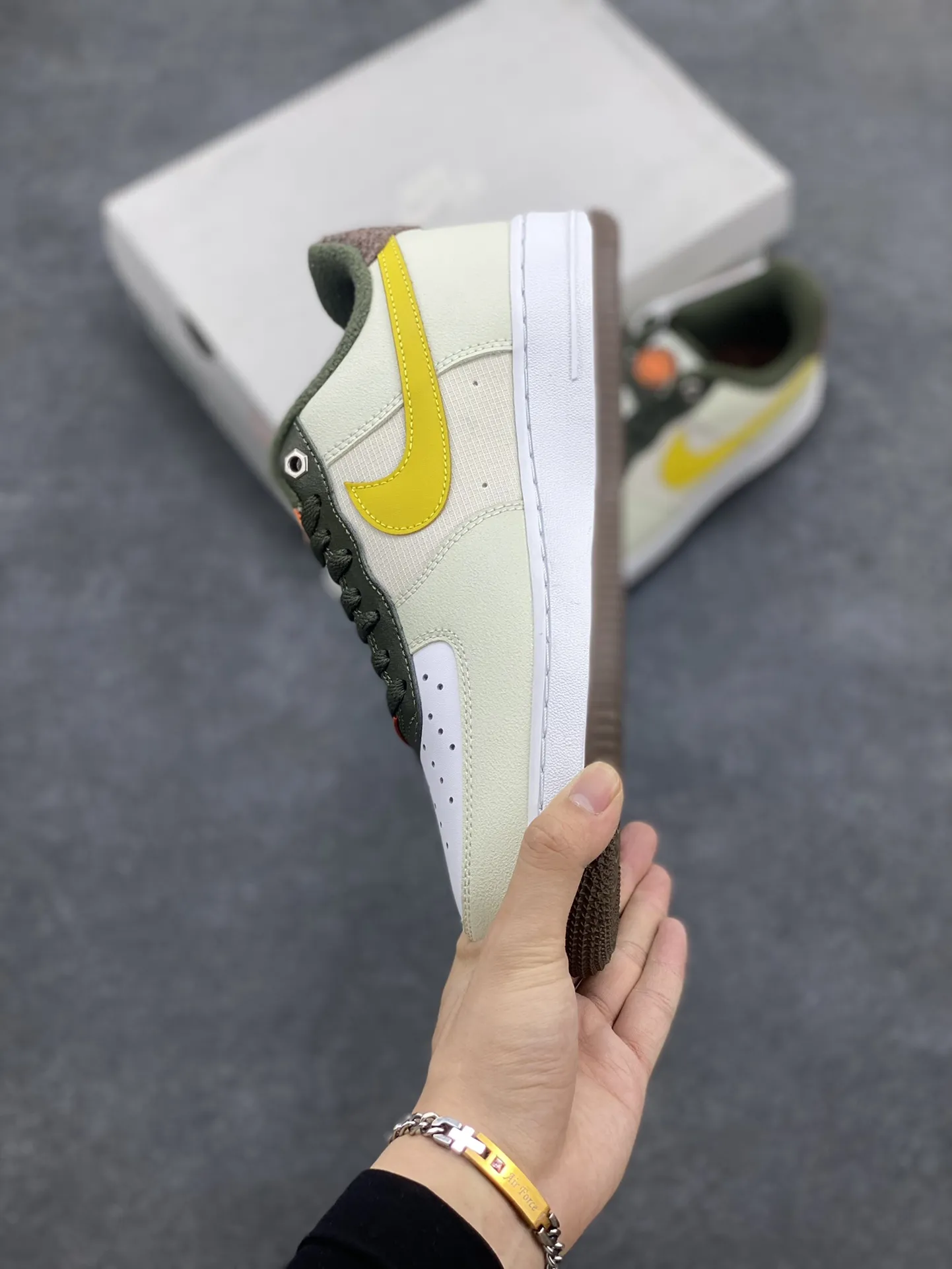 Resilient Nike Air Force 1 Low Mustard Yellow –  Low-Top Casual Sneakers for Men and Women, Top Rep Shoes, Best Replica Sneakers, Style: FV3647- 1053