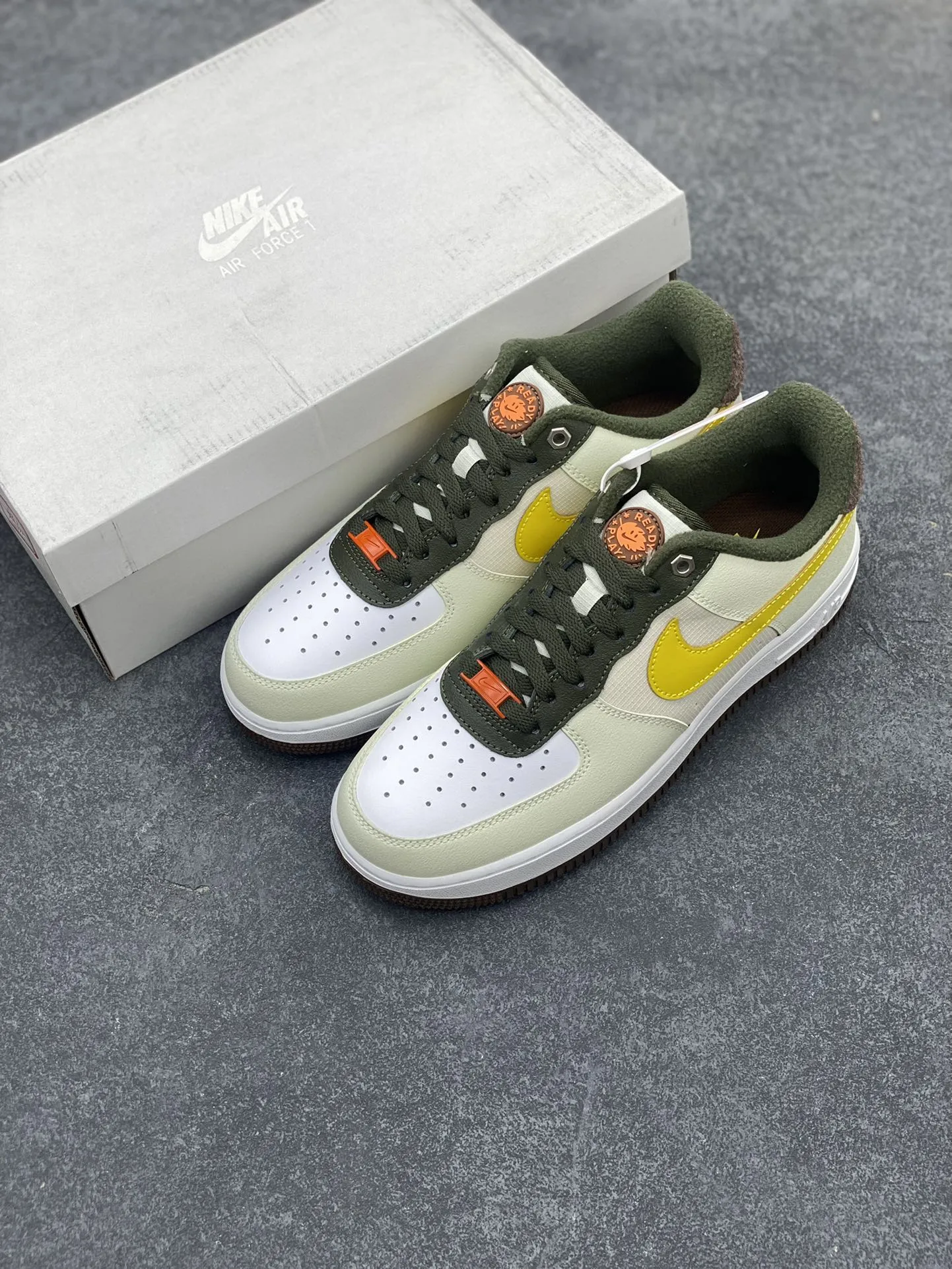 Resilient Nike Air Force 1 Low Mustard Yellow –  Low-Top Casual Sneakers for Men and Women, Top Rep Shoes, Best Replica Sneakers, Style: FV3647- 1053