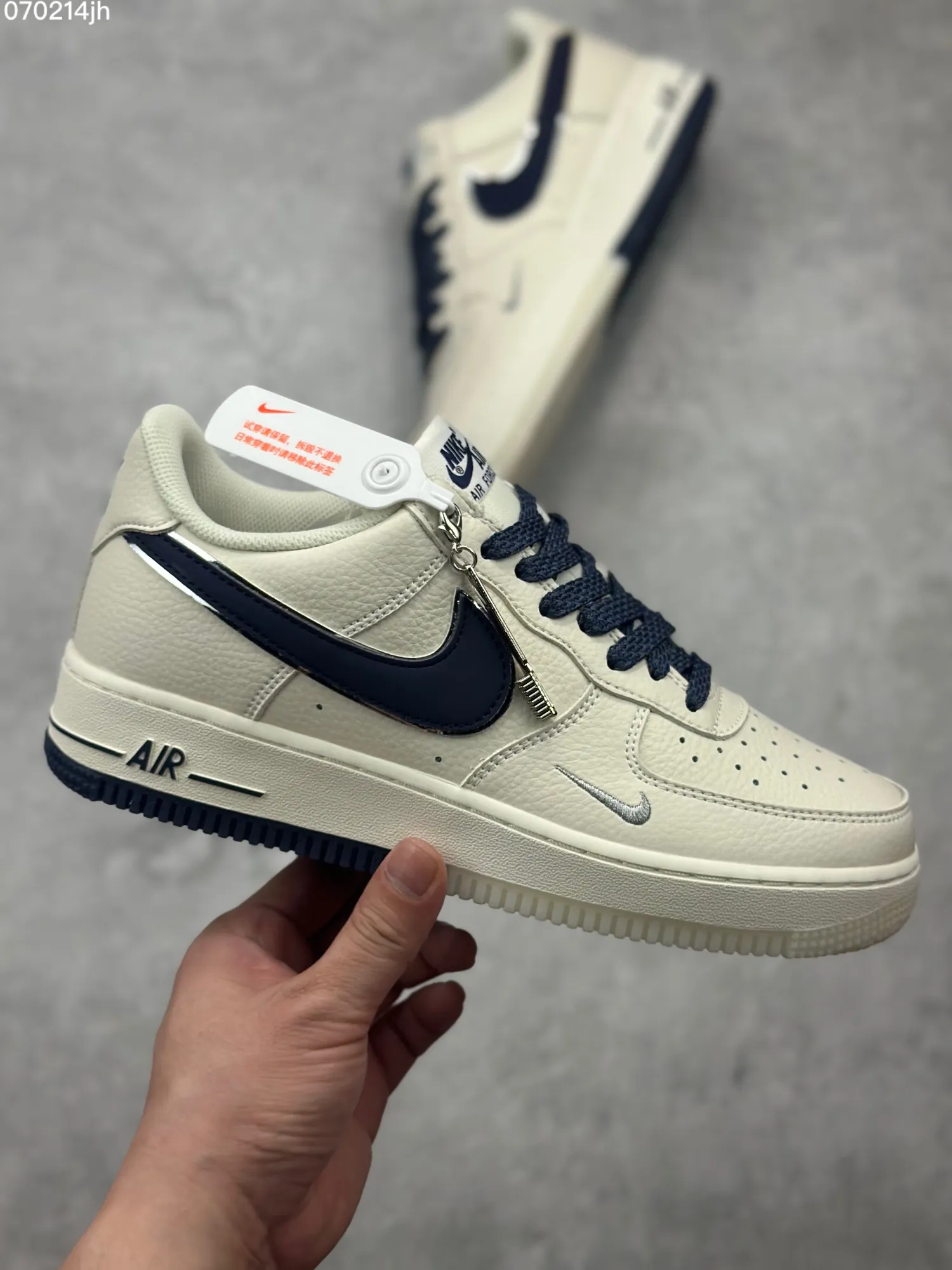 Nike Air Force 1 Low ‘Starry Sky’ – Cream Deep Blue, Custom Low-Top Rep Shoes, Top-Quality Best Replica Sneakers Reliable 1062