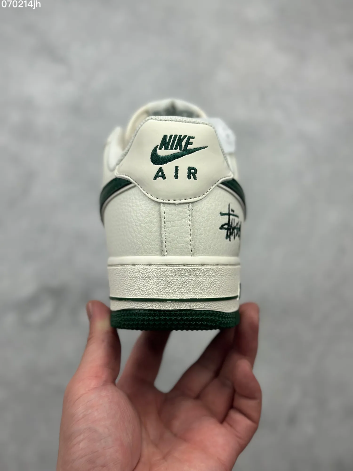 Nike Air Force 1 Low ‘Stussy’ White Green Custom Sneakers with Crystal Sole – Best Replica Sneakers & Rep Shoes Online GoAnywhere 1061