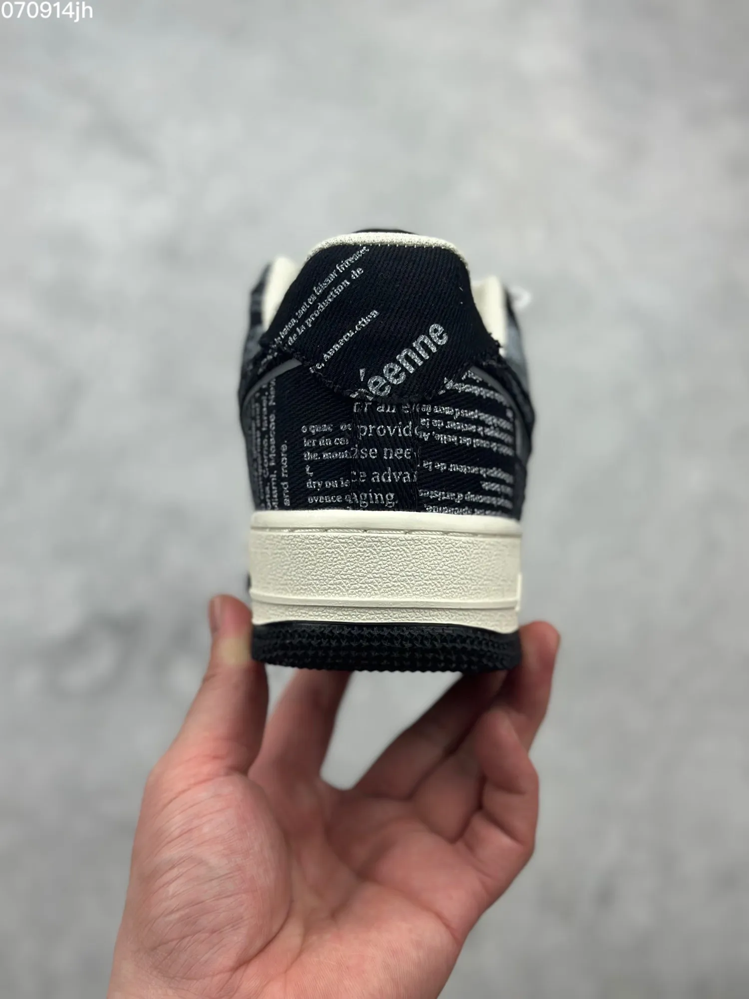 Casual Nike Air Force 1 Low “Wednesday” – Black White – Top Rep Shoes & Best Replica Sneakers 1059