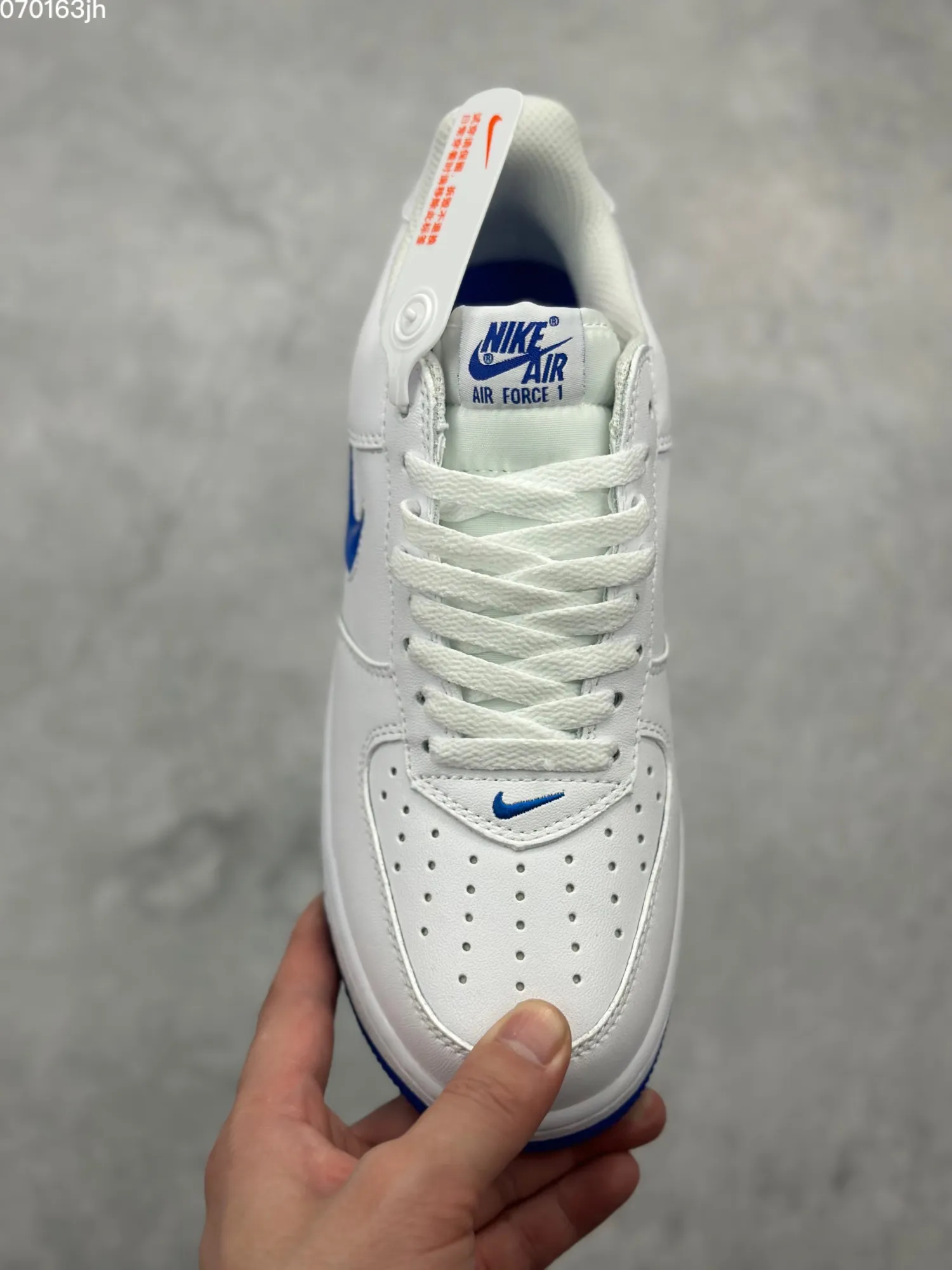 Effortless Nike Air Force 1 Low White Blue  Sneakers – Official Authentic Style with Top Rep Shoes, CW2288 1063