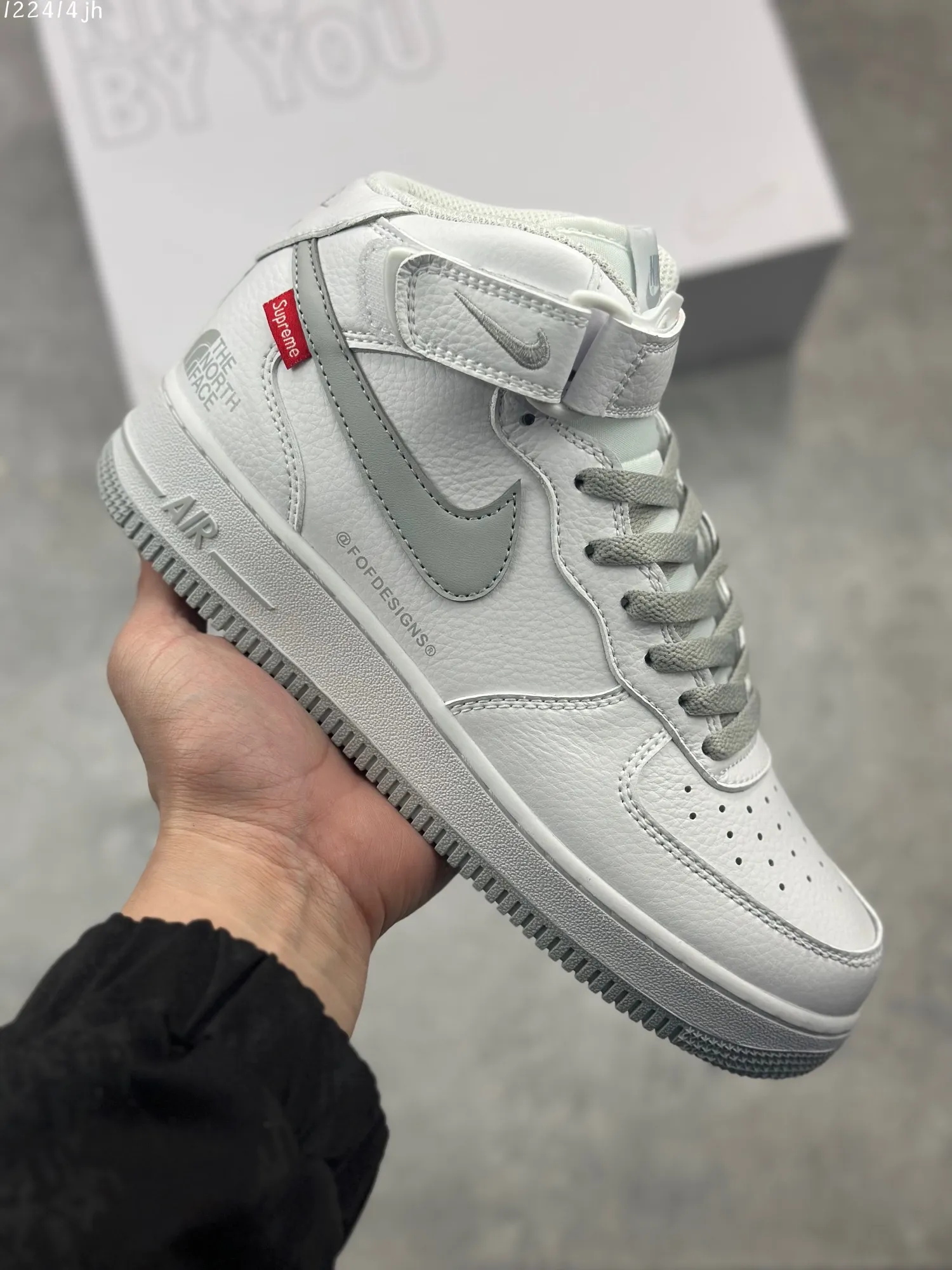 Nike Air Force 1 Mid ‘Full Star’ White Grey  Sneakers – High Quality Rep Shoes, Multiple Sizes Available Contemporary 1085