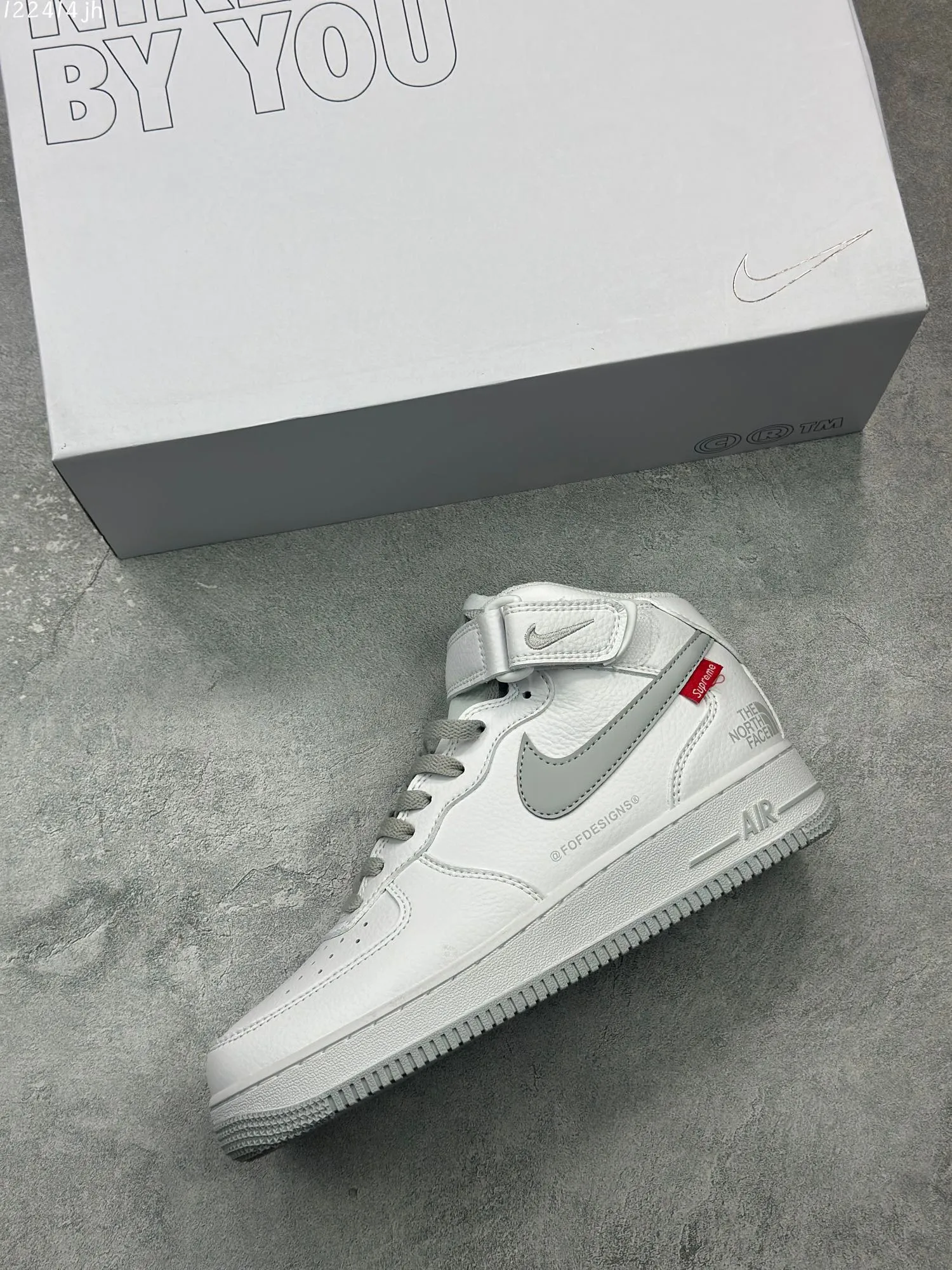Nike Air Force 1 Mid ‘Full Star’ White Grey  Sneakers – High Quality Rep Shoes, Multiple Sizes Available Contemporary 1085