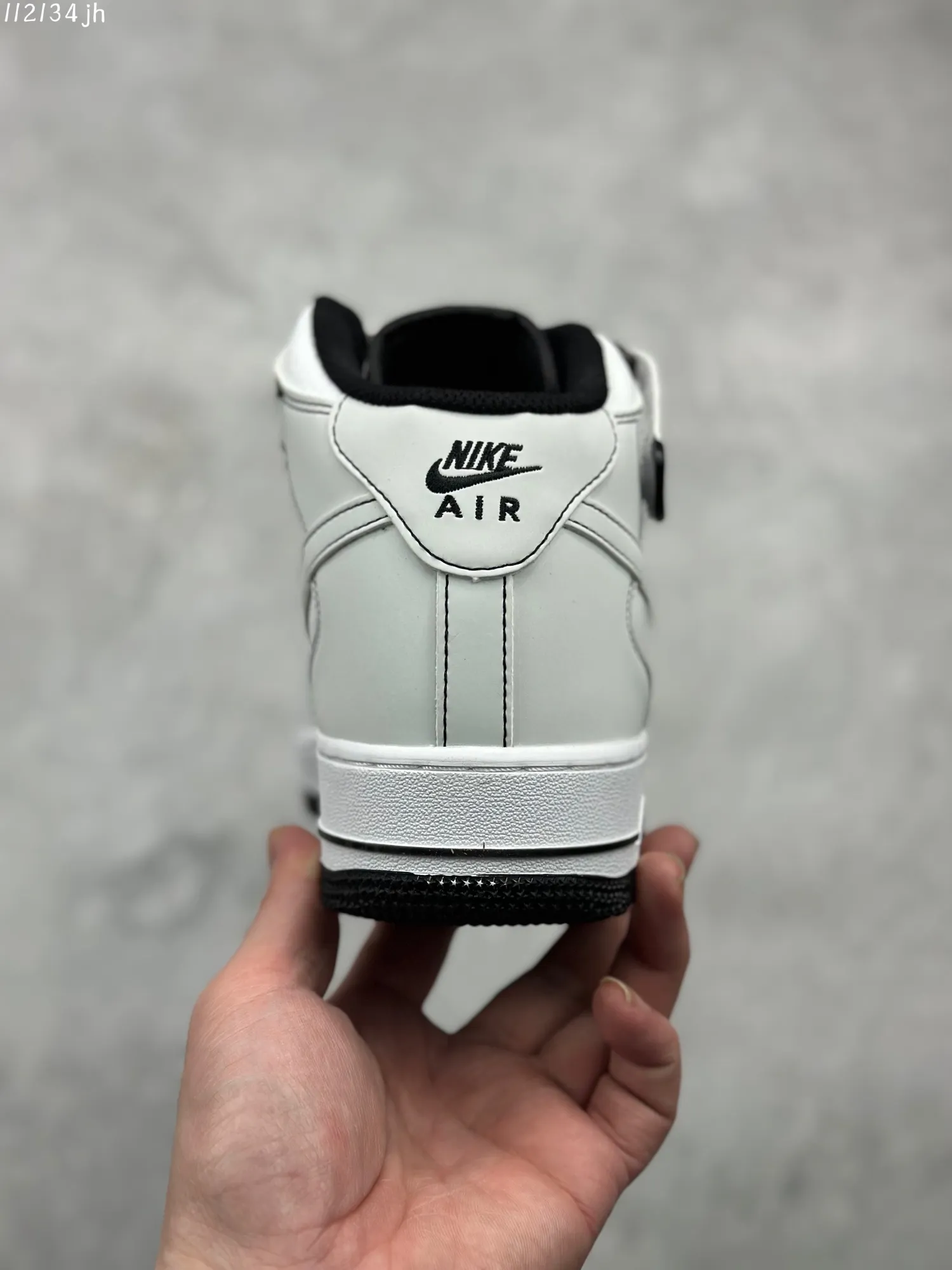 Contemporary Nike Air Force 1 Mid ‘Mark Line Full Sky’ – Black White Mid-Top  Rep Shoes & Best Replica Sneakers 1013