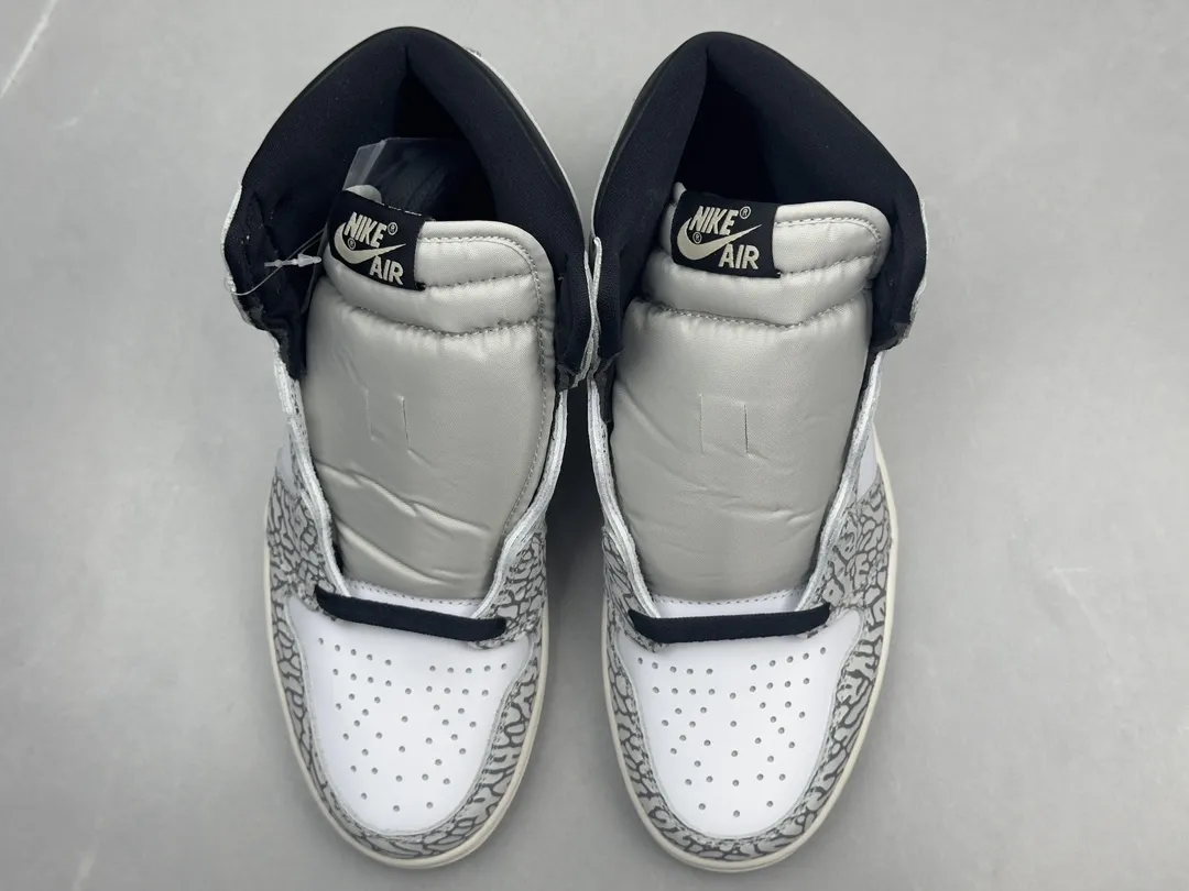 Durable Nike Air Jordan 1 High ‘270 AJ1’ – White Black Elephant Print – Corporate Edition Rep Shoes with Top-Quality Best Replica Sneakers 1283
