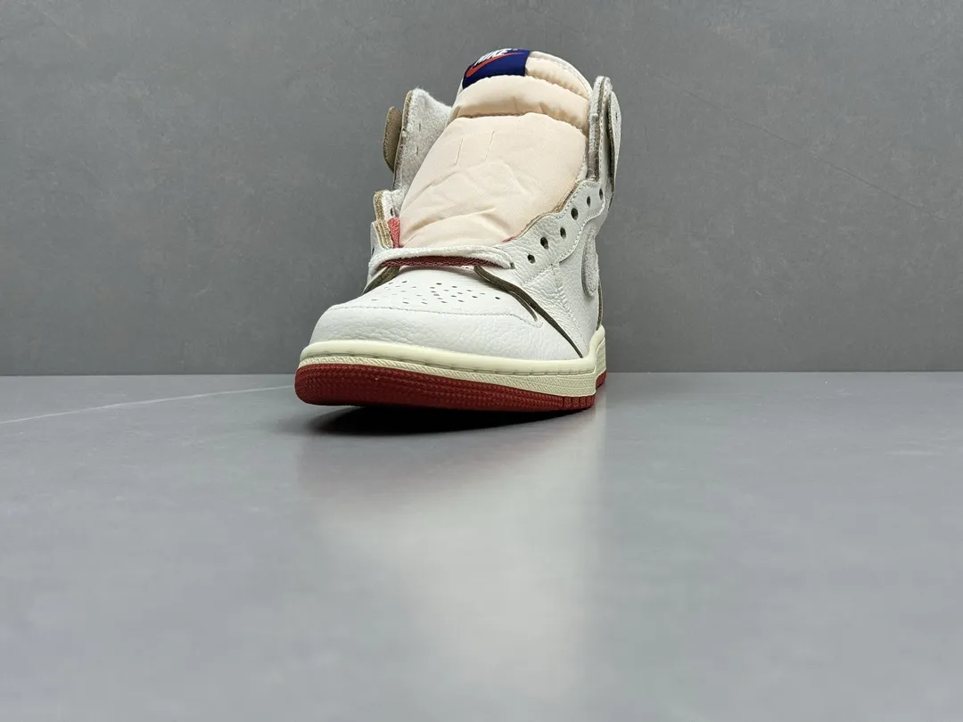 Nike Air Jordan 1 High OG ‘Cream and Red’ – Authentic Style Rep Shoes, Best Replica Sneakers Online, Sizes 36-47 Including Half Sizes SmartChoice 1288