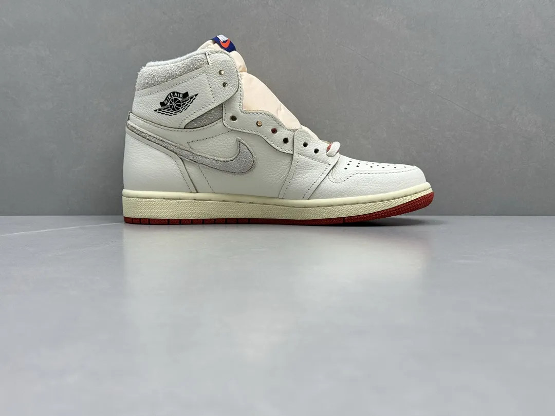 Nike Air Jordan 1 High OG ‘Cream and Red’ – Authentic Style Rep Shoes, Best Replica Sneakers Online, Sizes 36-47 Including Half Sizes SmartChoice 1288