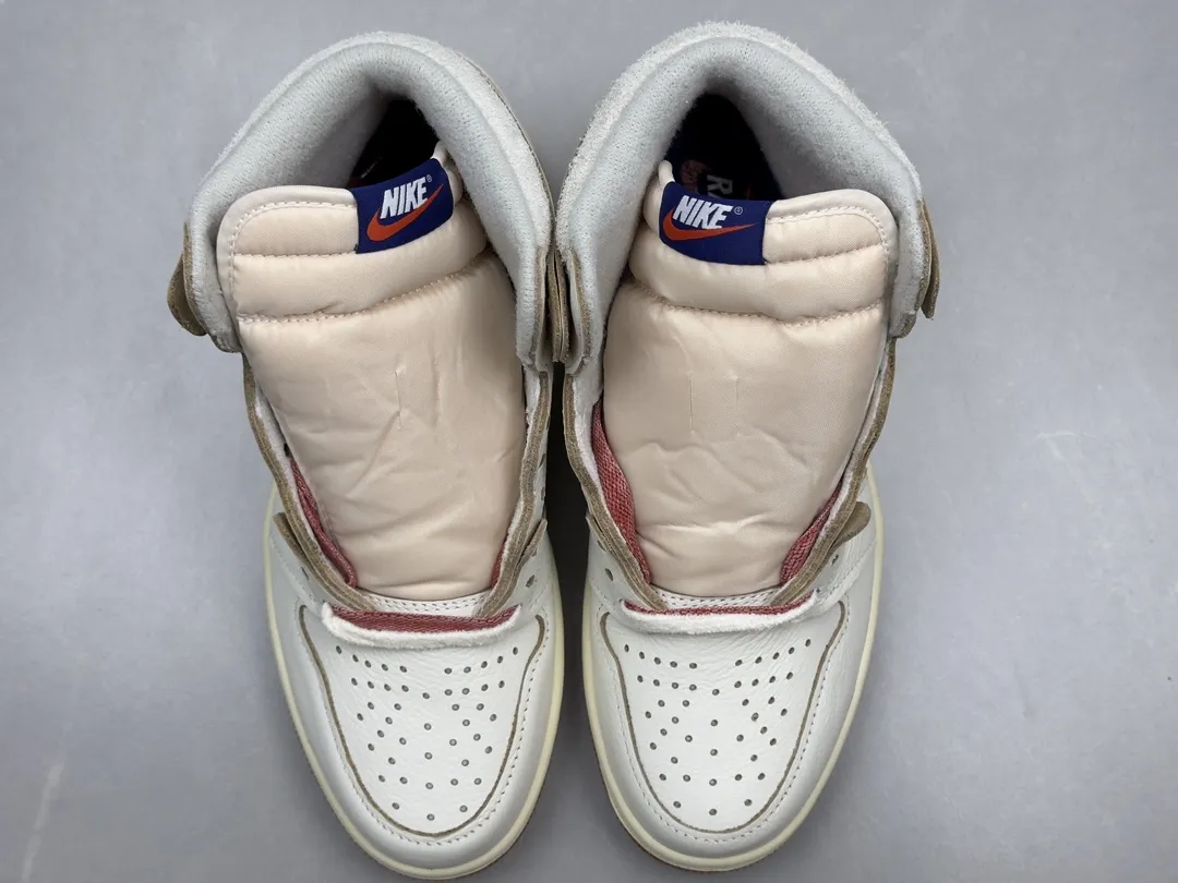 Nike Air Jordan 1 High OG ‘Cream and Red’ – Authentic Style Rep Shoes, Best Replica Sneakers Online, Sizes 36-47 Including Half Sizes SmartChoice 1288