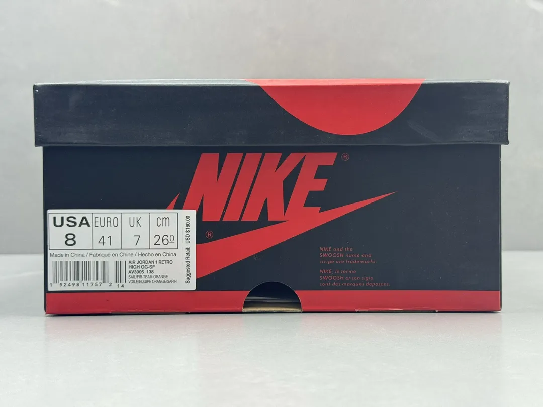 Nike Air Jordan 1 High OG ‘Green Orange’ – Corporate Edition, Top Rep Shoes, Best Replica Sneakers, Sizes 36-47 Including Half Sizes Reliable 1285