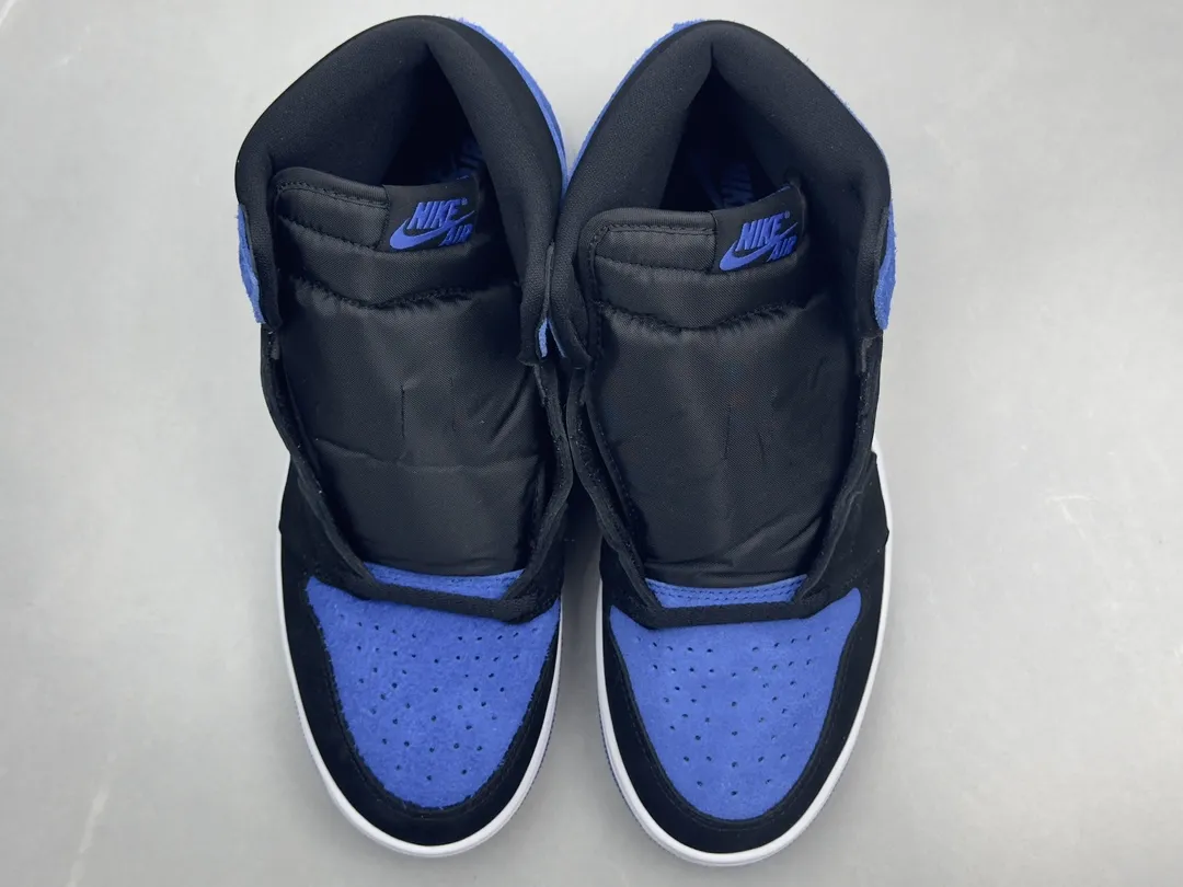 Practical Nike Air Jordan 1 High OG Royal Blue 2.0 – Black Blue White, Company Grade Authentic Version, Top Rep Shoes,  Nike Replica, Sizes 36-47 Including Half Sizes 1276