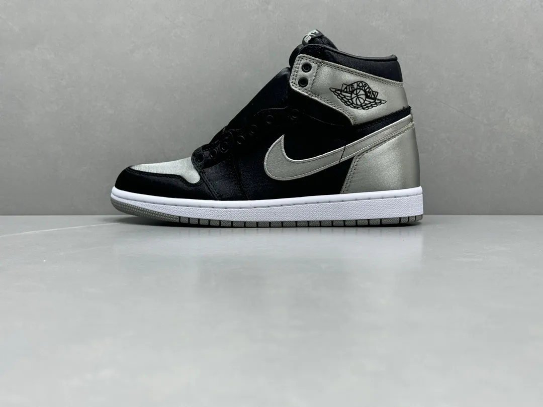 Nike Air Jordan 1 High OG Shadow Grey Silk – Men’s Basketball Shoes with Top Rep Shoes, Size 36-47 (Including Half Sizes Breathable 1282