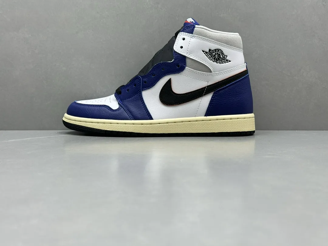Resilient Nike Air Jordan 1 High OG ‘Storm Blue’ – Blue White Colorway, Top Rep Shoes, Best Replica Sneakers, Sizes 36-47 Including Half Sizes 1280