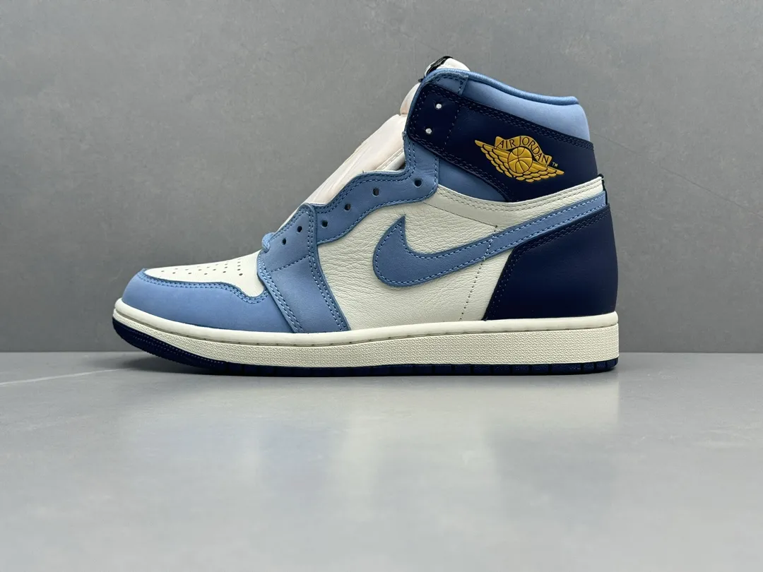Nike Air Jordan 1 High OG ‘University Blue’ – Blue White Colorway, Corporate 270 AJ1 Style, Top Rep Shoes,  Nike Replica, Sizes 36-47 Including Half Sizes Upgraded 1278