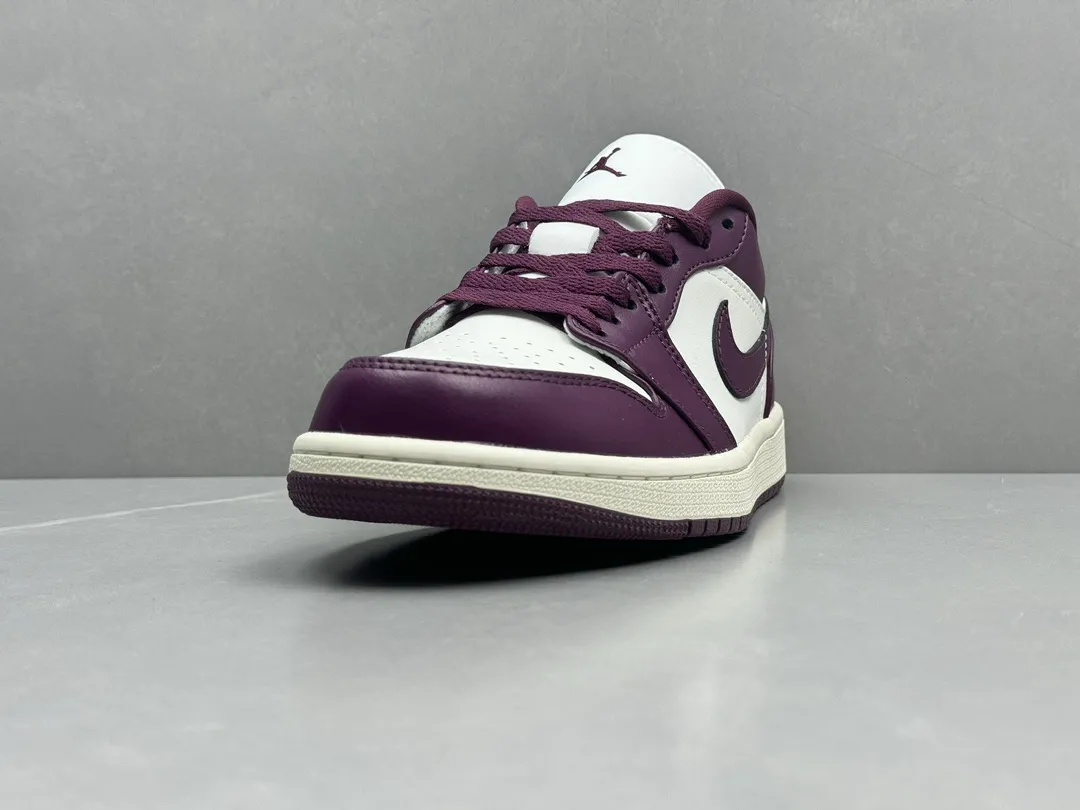 Nike Air Jordan 1 Low ‘Bred Purple’ – Authentic Version, Men’s Sizes 36-46 Including Half Sizes,  Rep Shoes & Replica Nikes SmoothTexture 1233