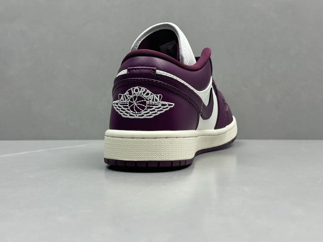 Nike Air Jordan 1 Low ‘Bred Purple’ – Authentic Version, Men’s Sizes 36-46 Including Half Sizes,  Rep Shoes & Replica Nikes SmoothTexture 1233