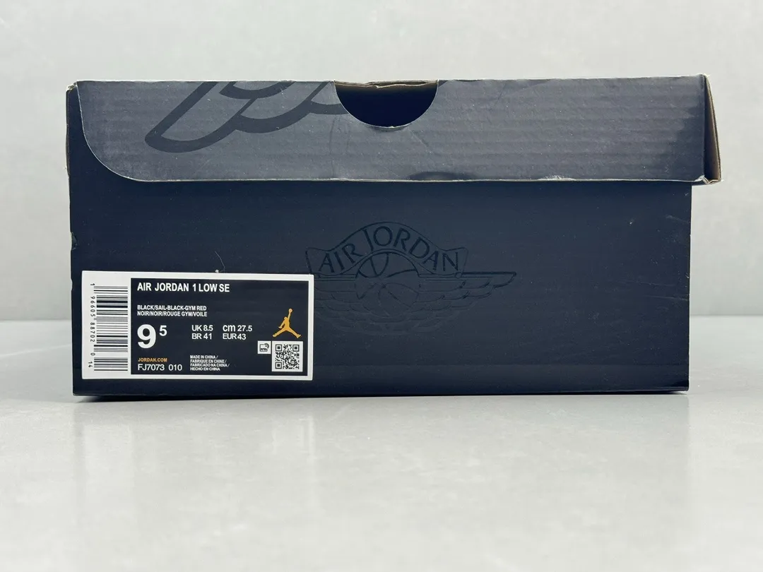 Trendy Nike Air Jordan 1 Low ‘Flame’ Black Red – Top Rep Shoes, Best Replica Sneakers, Sizes 36-46 Including Half Sizes 1346