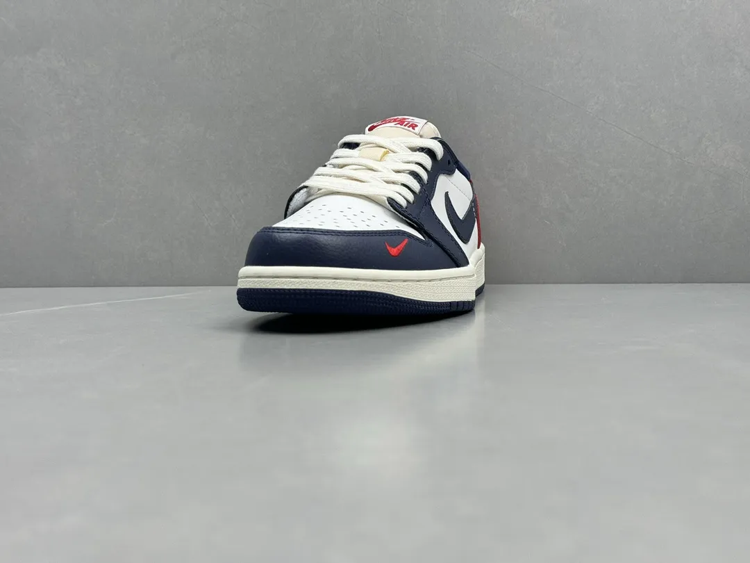 Nike Air Jordan 1 Low ‘Red White Blue’ – Top Rep Shoes, Best Replica Sneakers, Sizes 36-46 Including Half Sizes Sophisticated 1343