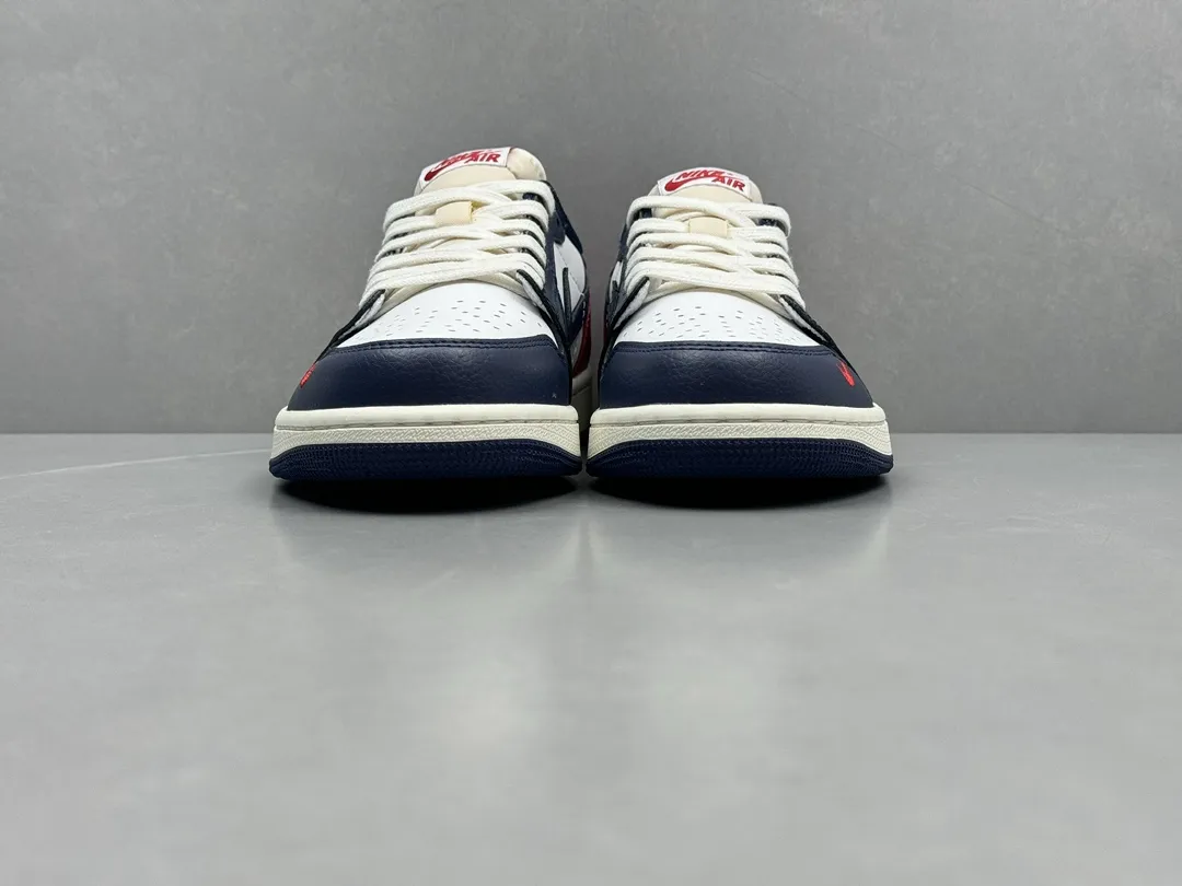 Nike Air Jordan 1 Low ‘Red White Blue’ – Top Rep Shoes, Best Replica Sneakers, Sizes 36-46 Including Half Sizes Sophisticated 1343