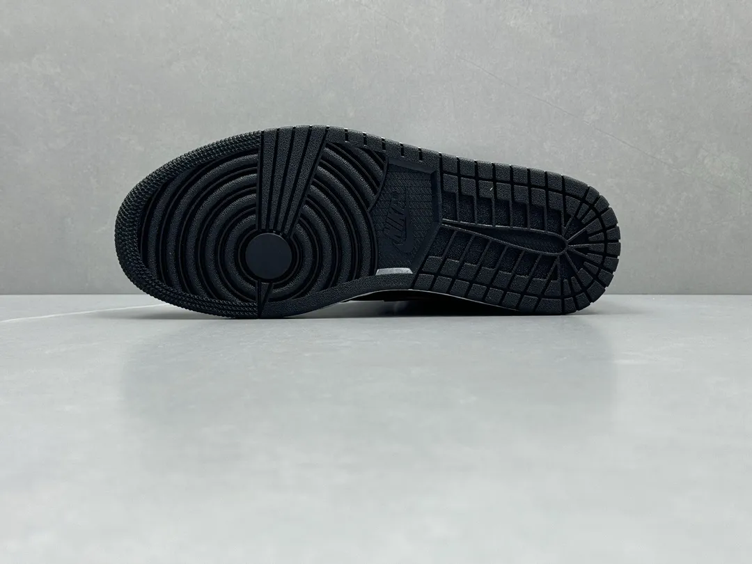 Unisex Nike Air Jordan 1 Mid Bred – Black White Red – Authentic Rep Shoes & Replica Nikes Version 1215