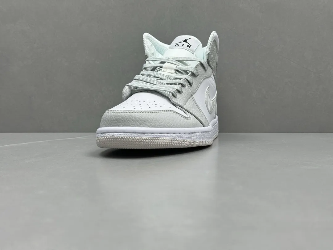 Casual Nike Air Jordan 1 Mid ‘Camo White Grey’ – Authentic Rep Shoes, Replica Nike Sneakers, Sizes 36-46 Including Half Sizes 1213