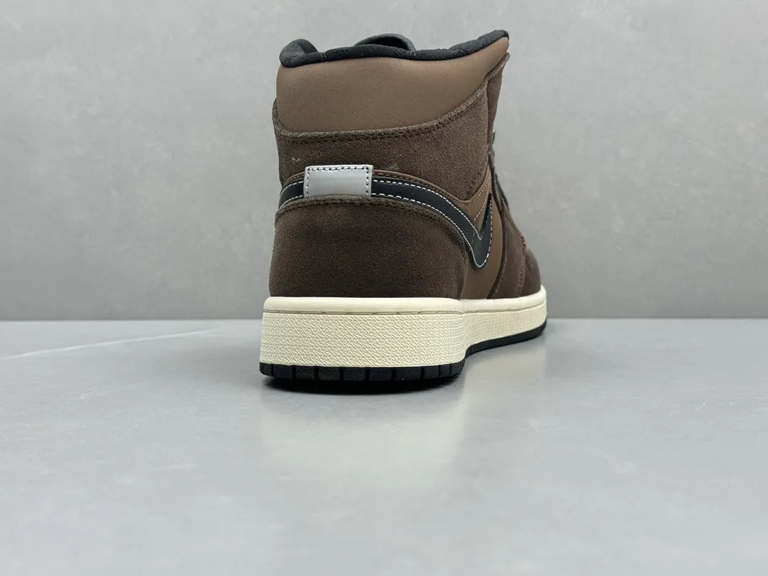 Thermal Nike Air Jordan 1 Mid Dark Chocolate Colorway – Pure  Version Replica Shoes, Sizes 36-46 Including Half Sizes 1220