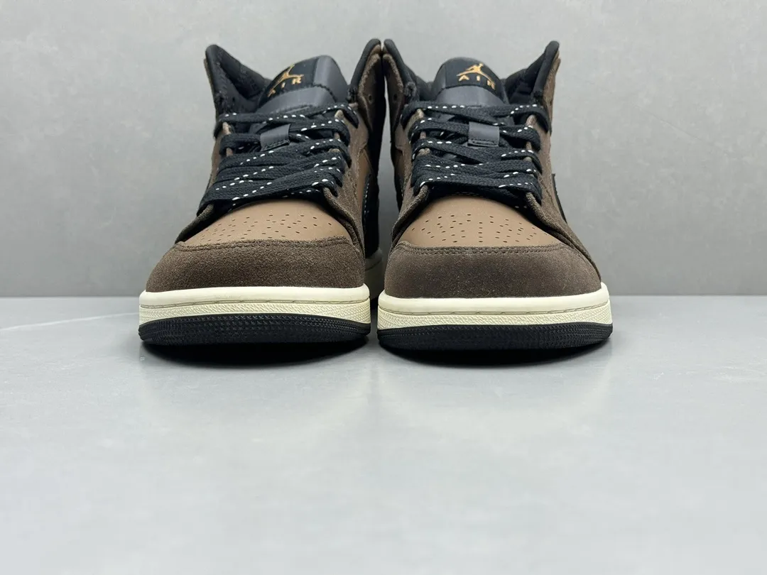 Thermal Nike Air Jordan 1 Mid Dark Chocolate Colorway – Pure  Version Replica Shoes, Sizes 36-46 Including Half Sizes 1220