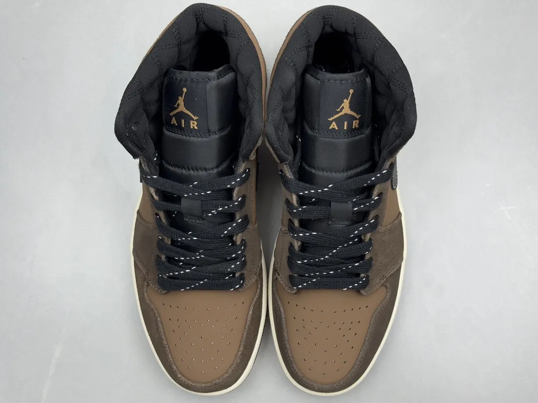 Thermal Nike Air Jordan 1 Mid Dark Chocolate Colorway – Pure  Version Replica Shoes, Sizes 36-46 Including Half Sizes 1220