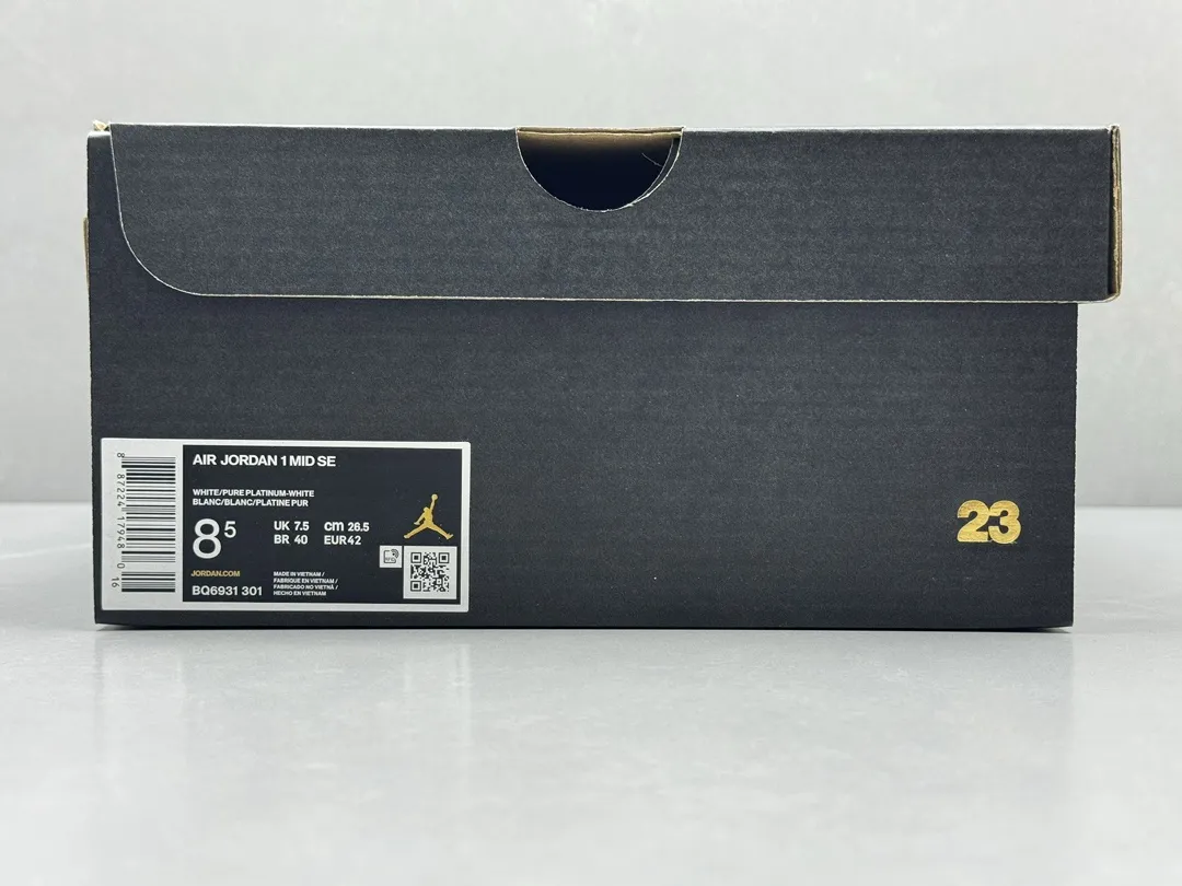 Colorful Nike Air Jordan 1 Mid ‘Pine Green’ – White Green – Top Rep Shoes & Best Replica Sneakers Authentic Version 1336