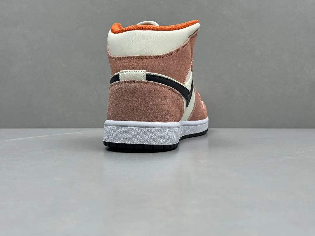 Nike Air Jordan 1 Mid ‘Rust Pink’ – Youth Rep Shoes, Replica Sneakers, Sizes 36- Durable 1204