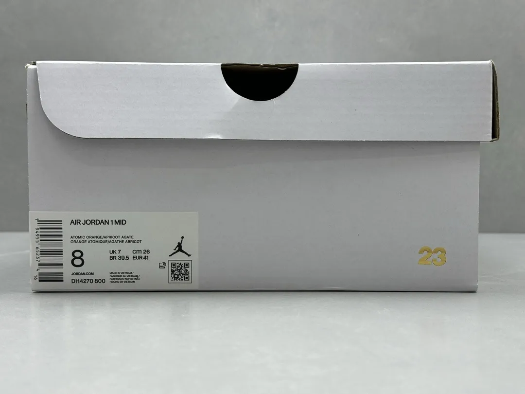 Attractive Nike Air Jordan 1 Mid SE ‘Apricot Orange’ – Women’s Basketball Shoes with Replica Nike Design, Sizes 36- 1227