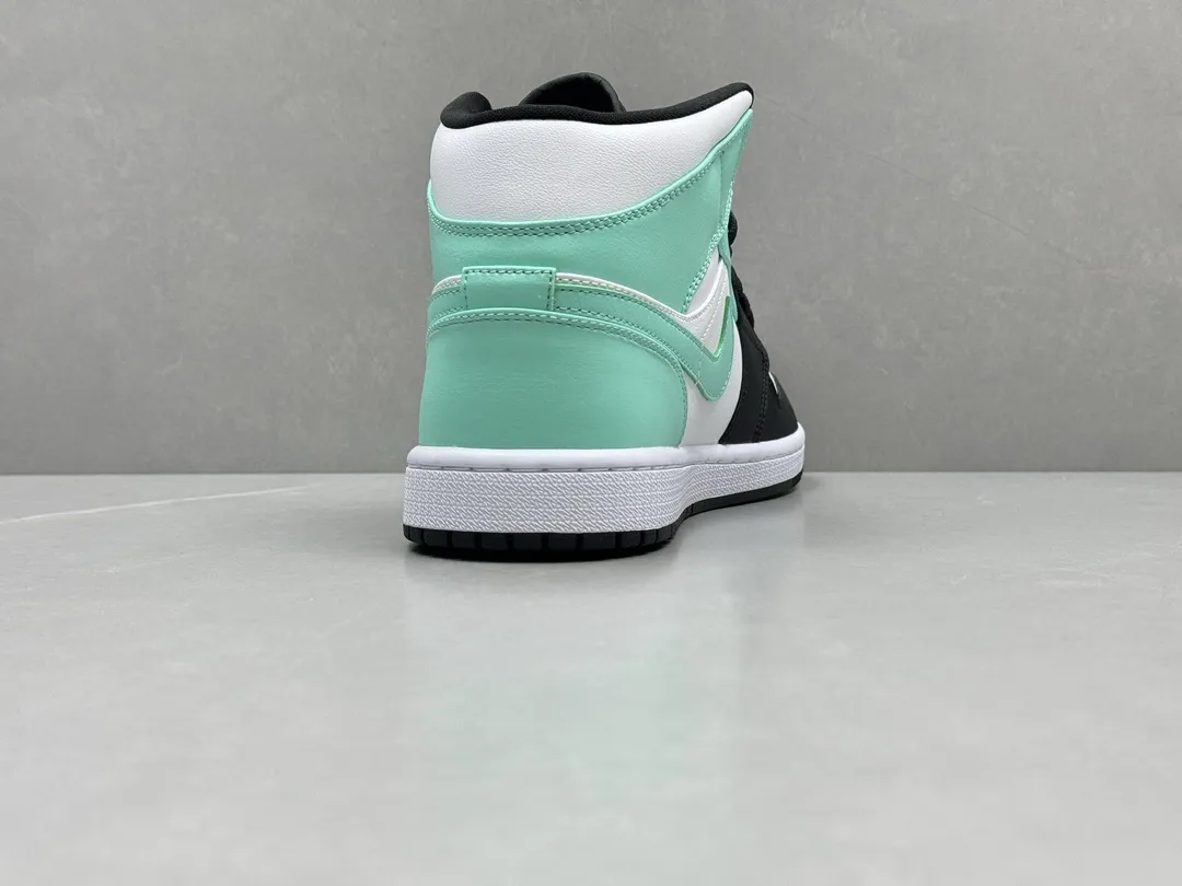Nike Air Jordan 1 Mid SE ‘Black Mint White’ – Authentic Version, Rep Shoes & Replica Nike Sneakers, Sizes 36-46 Including Half Sizes Tailored 1214