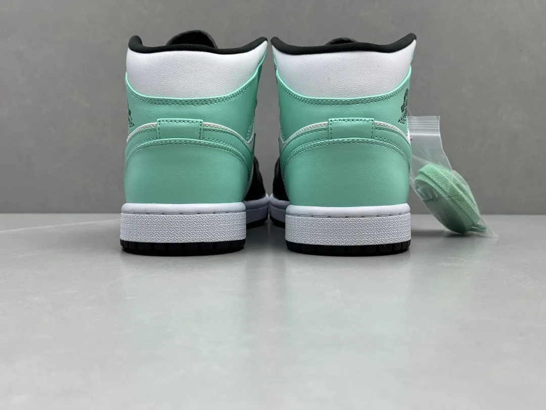 Nike Air Jordan 1 Mid SE ‘Black Mint White’ – Authentic Version, Rep Shoes & Replica Nike Sneakers, Sizes 36-46 Including Half Sizes Tailored 1214
