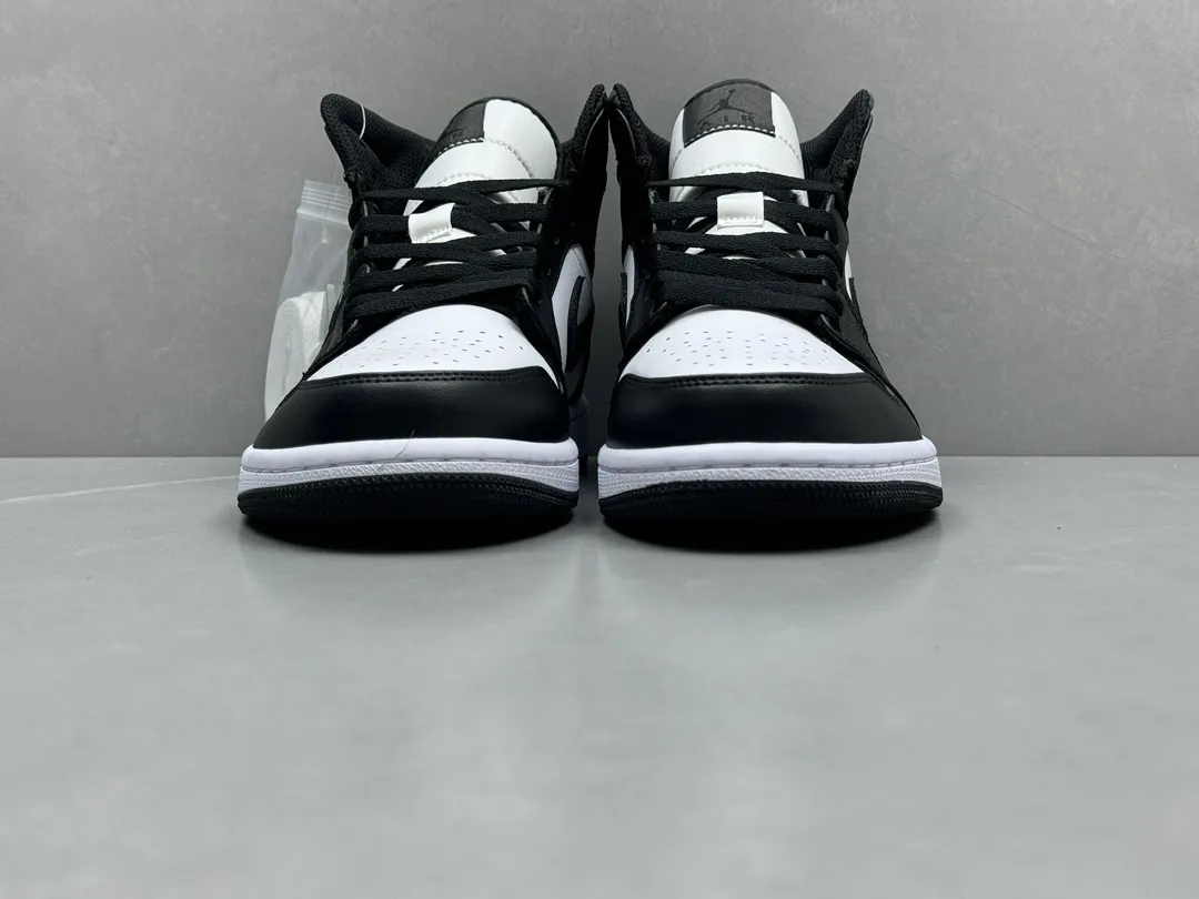 Nike Air Jordan 1 Mid SE Black White Crackle Print – High-Quality Rep Shoes & Replica Nikes – Sizes 36-46 (Including Half Sizes Practical 1200