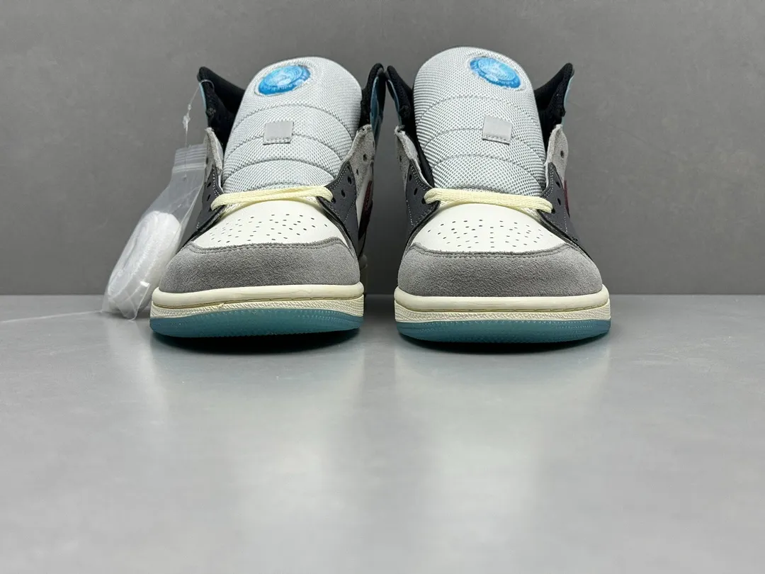 GoodFit Nike Air Jordan 1 Mid SE ‘Grey Blue White’ – Authentic Version, Rep Shoes & Replica Nike Sneakers, Sizes 36-46 Including Half Sizes 1196