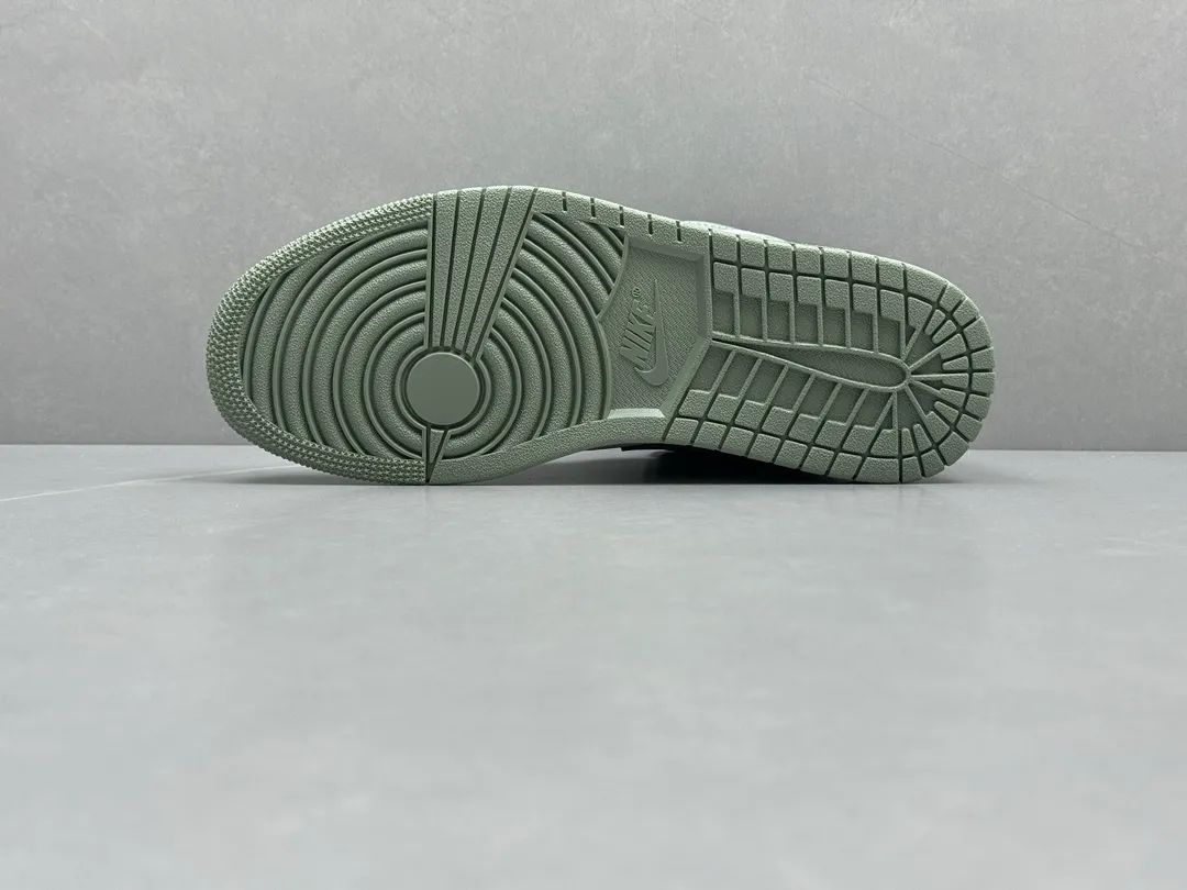 GoodFit Nike Air Jordan 1 Mid ‘Sage Green’ – Authentic Version, Rep Shoes & Replica Nike Sneakers, Sizes 36-46 Including Half Sizes 1222