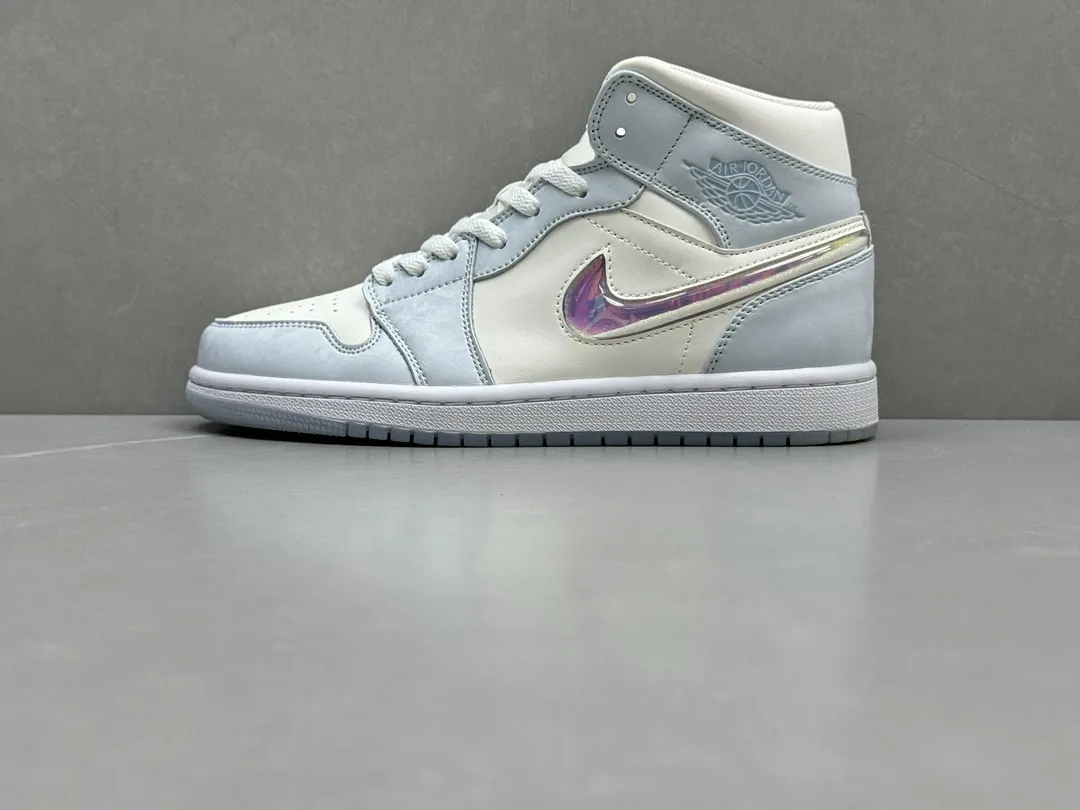 Nike Air Jordan 1 Mid ‘Smoke Grey’ – Youth Replica Sneakers, Sizes 36-46 (Including Half Sizes EasyMatch 1225