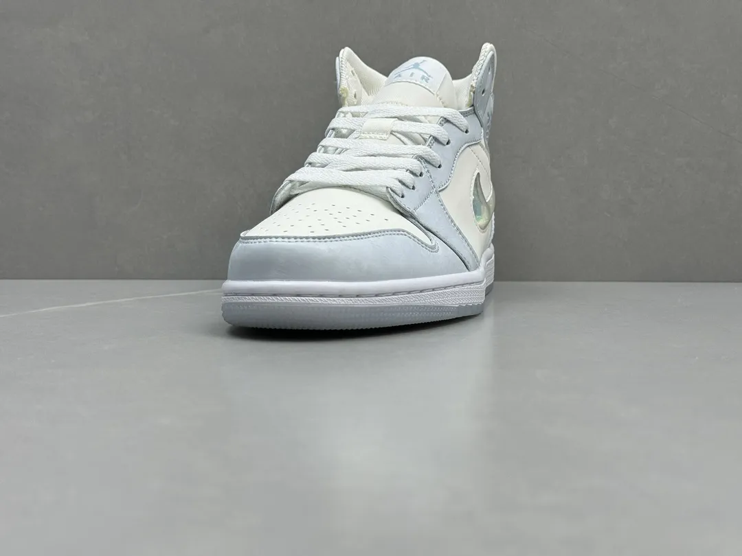 Nike Air Jordan 1 Mid ‘Smoke Grey’ – Youth Replica Sneakers, Sizes 36-46 (Including Half Sizes EasyMatch 1225