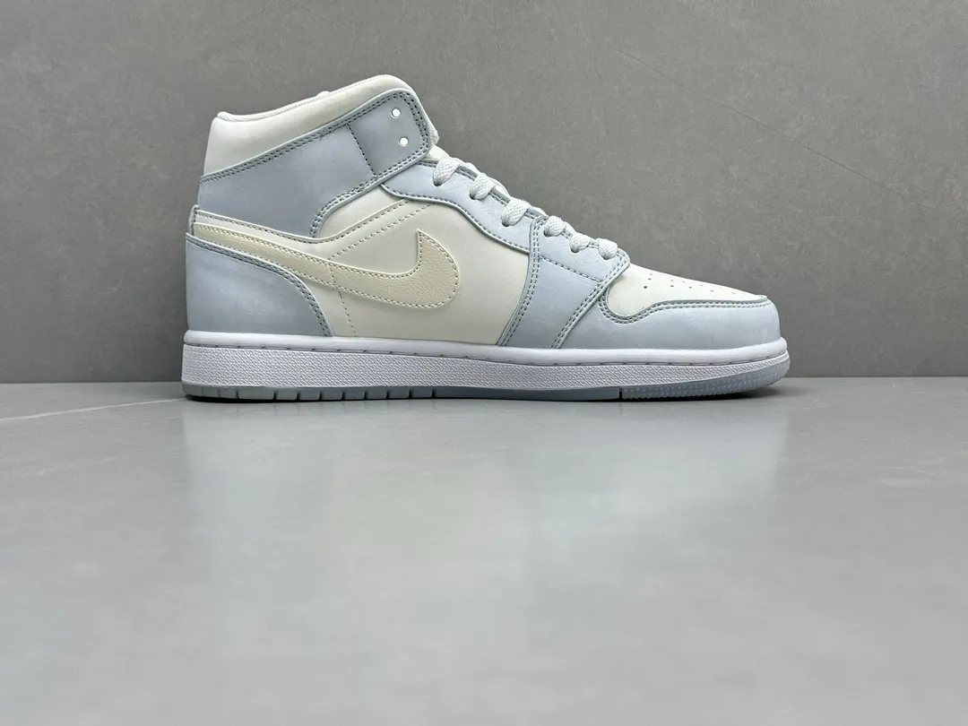 Nike Air Jordan 1 Mid ‘Smoke Grey’ – Youth Replica Sneakers, Sizes 36-46 (Including Half Sizes EasyMatch 1225