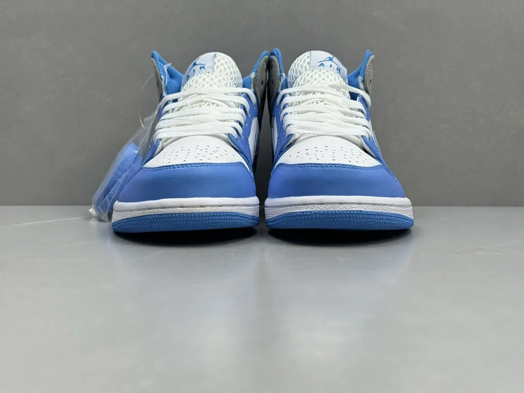 DailyWear Nike Air Jordan 1 Mid UNC White Blue – Authentic Version, Rep Shoes & Replica Nikes, Sizes 36-46 Including Half Sizes 1234