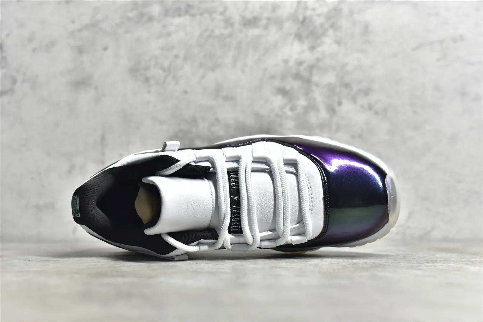 Nike Air Jordan 11 – White Black Purple – Authentic Carbon Fiber Edition with High Quality Replica Design Youthful 1093