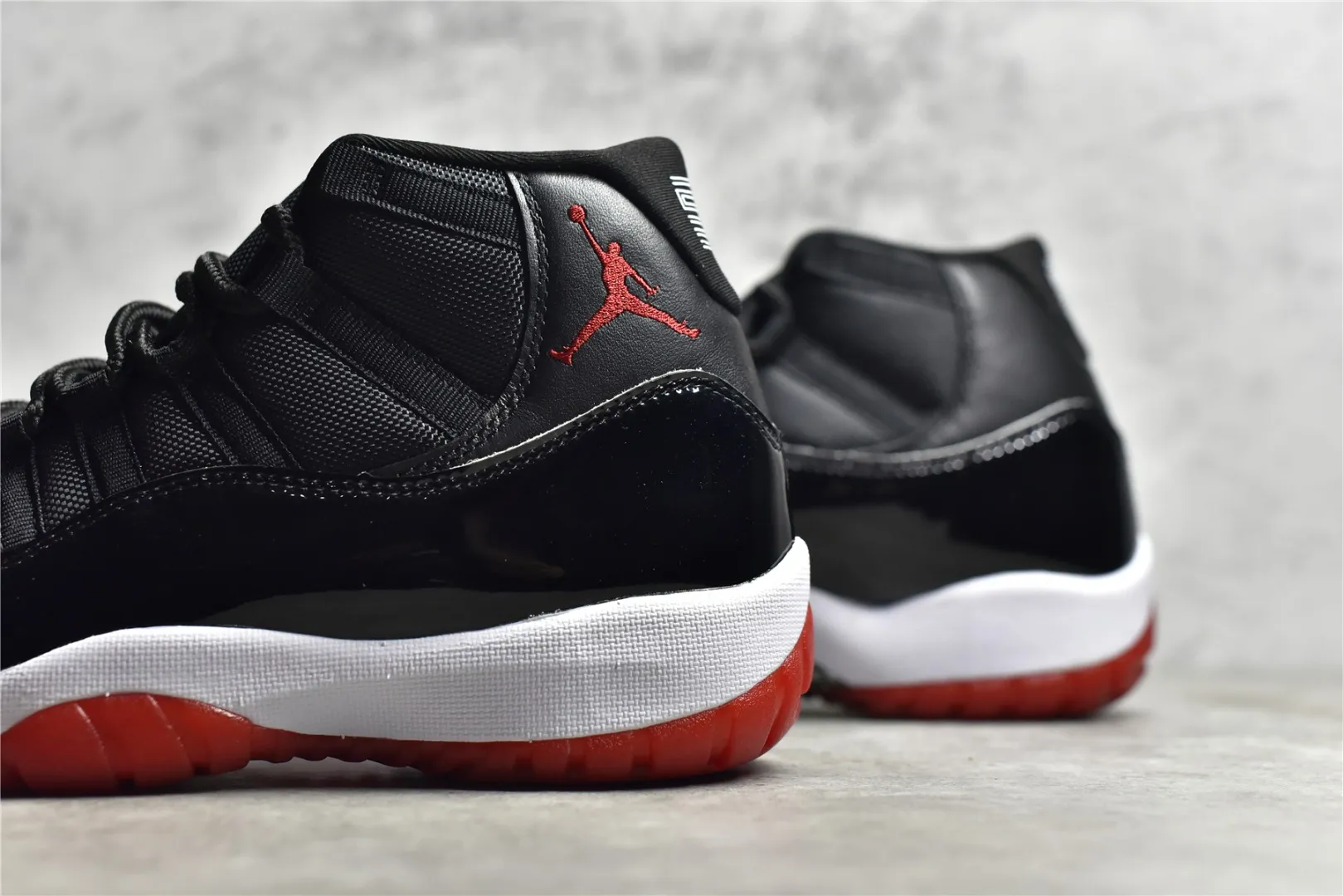 Nike Air Jordan 11 Bred – Authentic Carbon Fiber Edition – Black Red White – High Quality Replica Basketball Shoes Affordable 1096