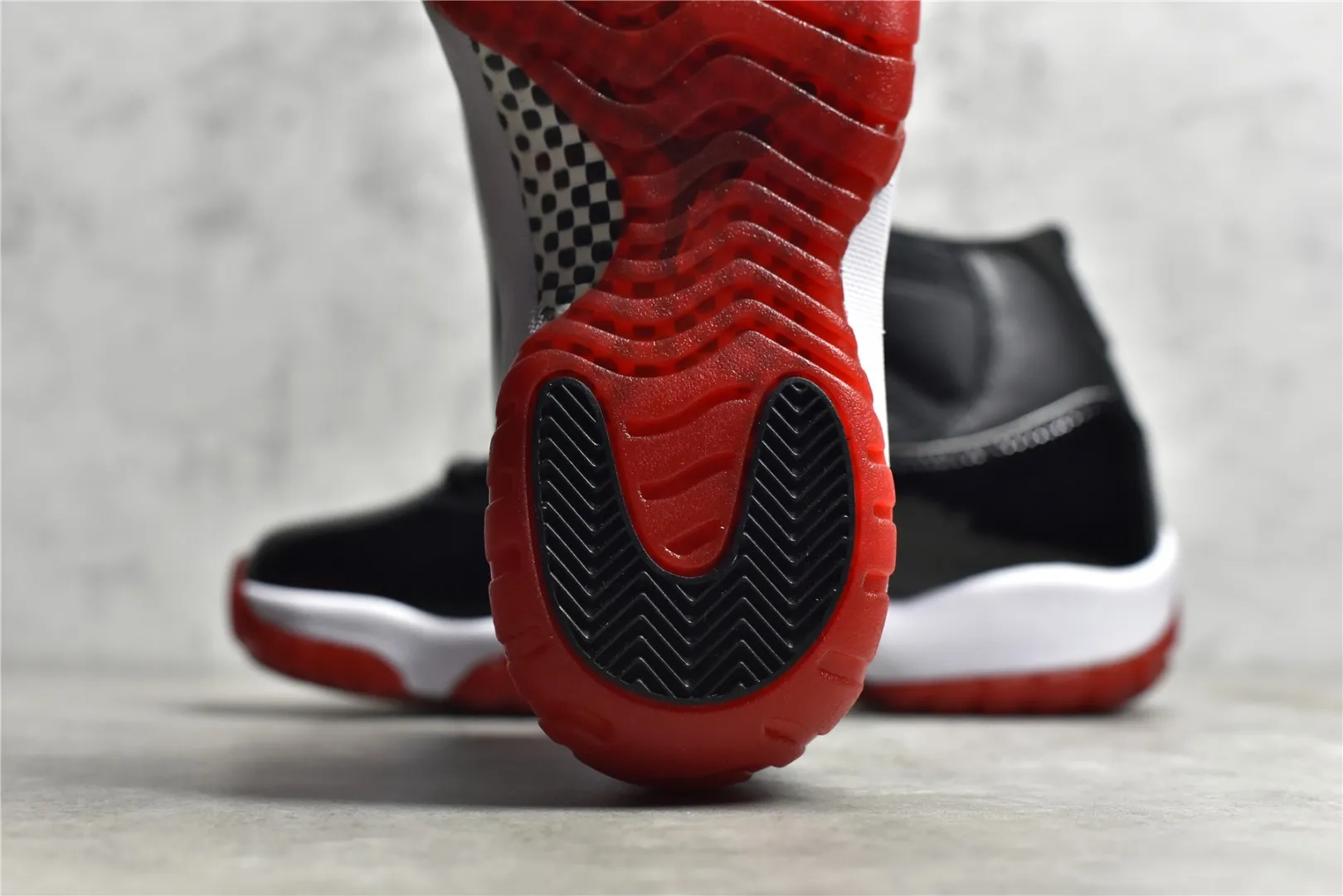 Nike Air Jordan 11 Bred – Authentic Carbon Fiber Edition – Black Red White – High Quality Replica Basketball Shoes Affordable 1096