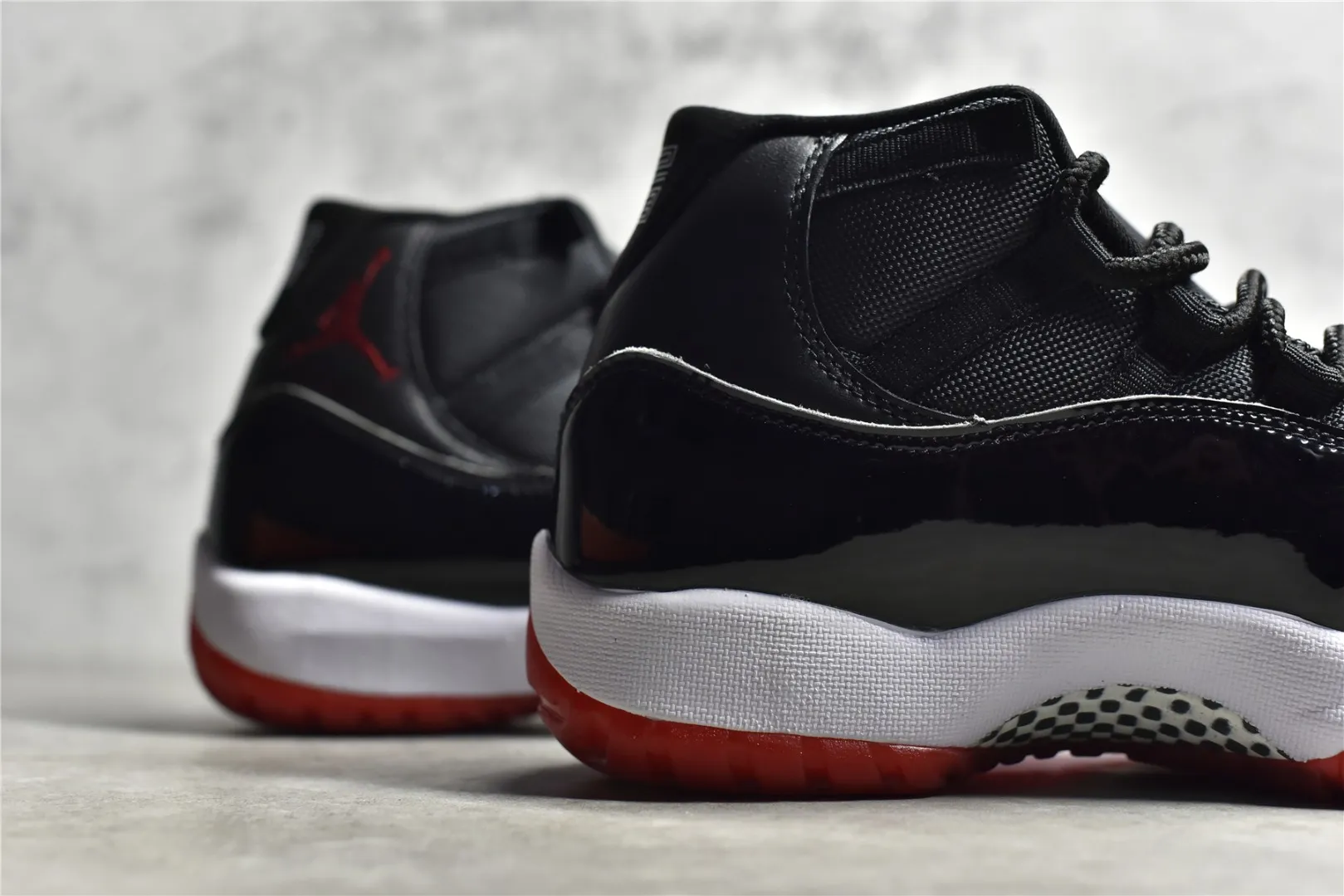 Nike Air Jordan 11 Bred – Authentic Carbon Fiber Edition – Black Red White – High Quality Replica Basketball Shoes Affordable 1096