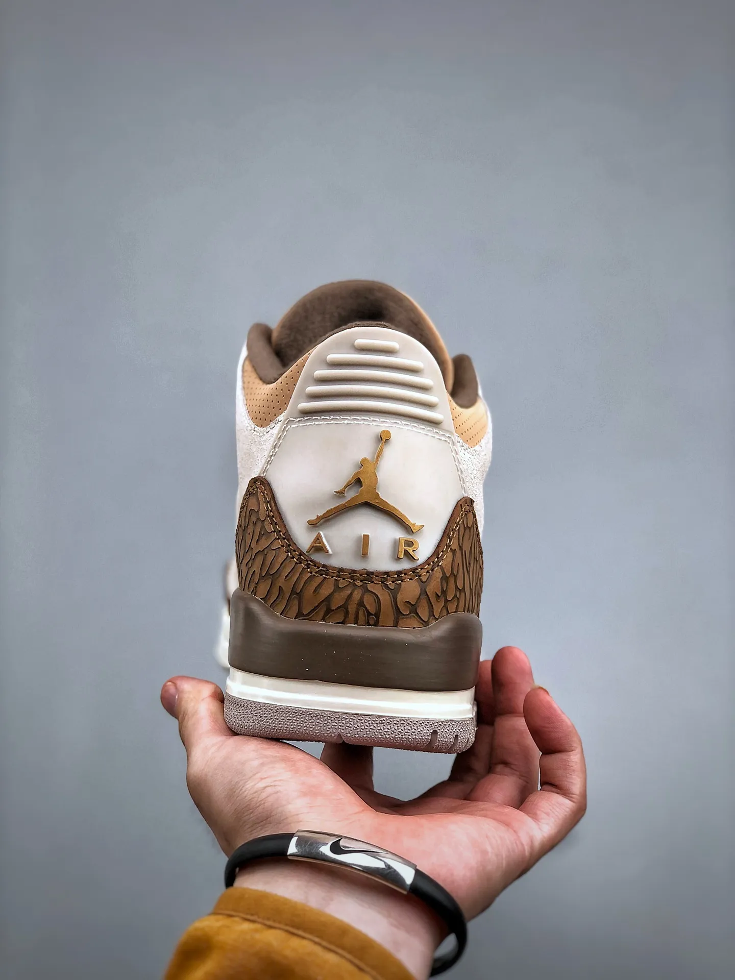 Vibrant Nike Air Jordan 3 “Palomino” – Light Grey Brown High-Top Rep Shoes & Replica Sneakers 1189