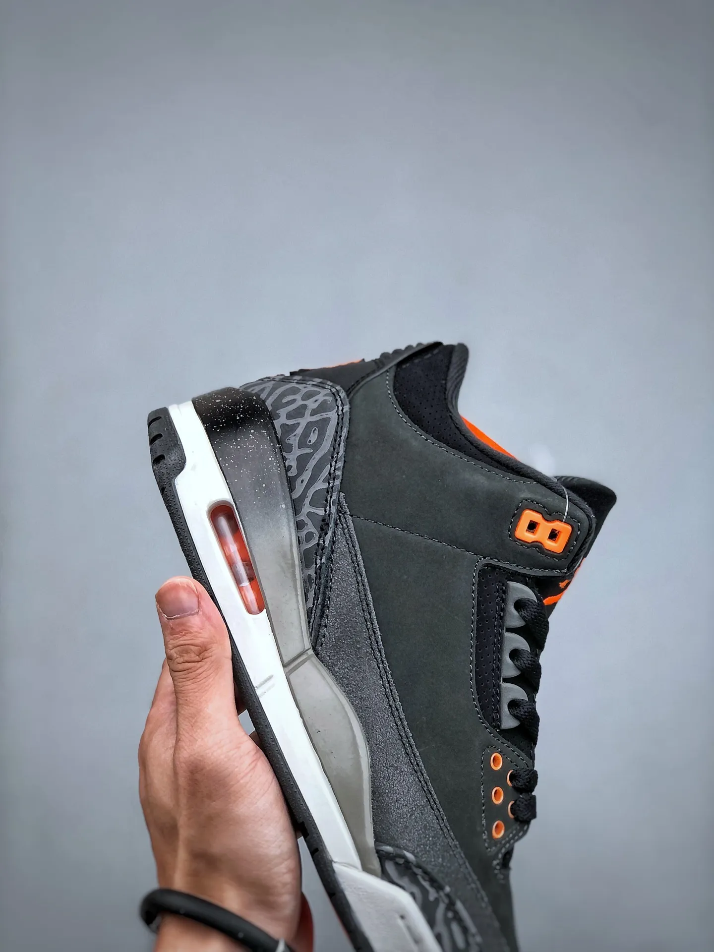 OdorResistant Nike Air Jordan 3 Retro “Fear” – Dark Grey Orange Black – Rep Shoes & Nike Replica Sneakers 1190
