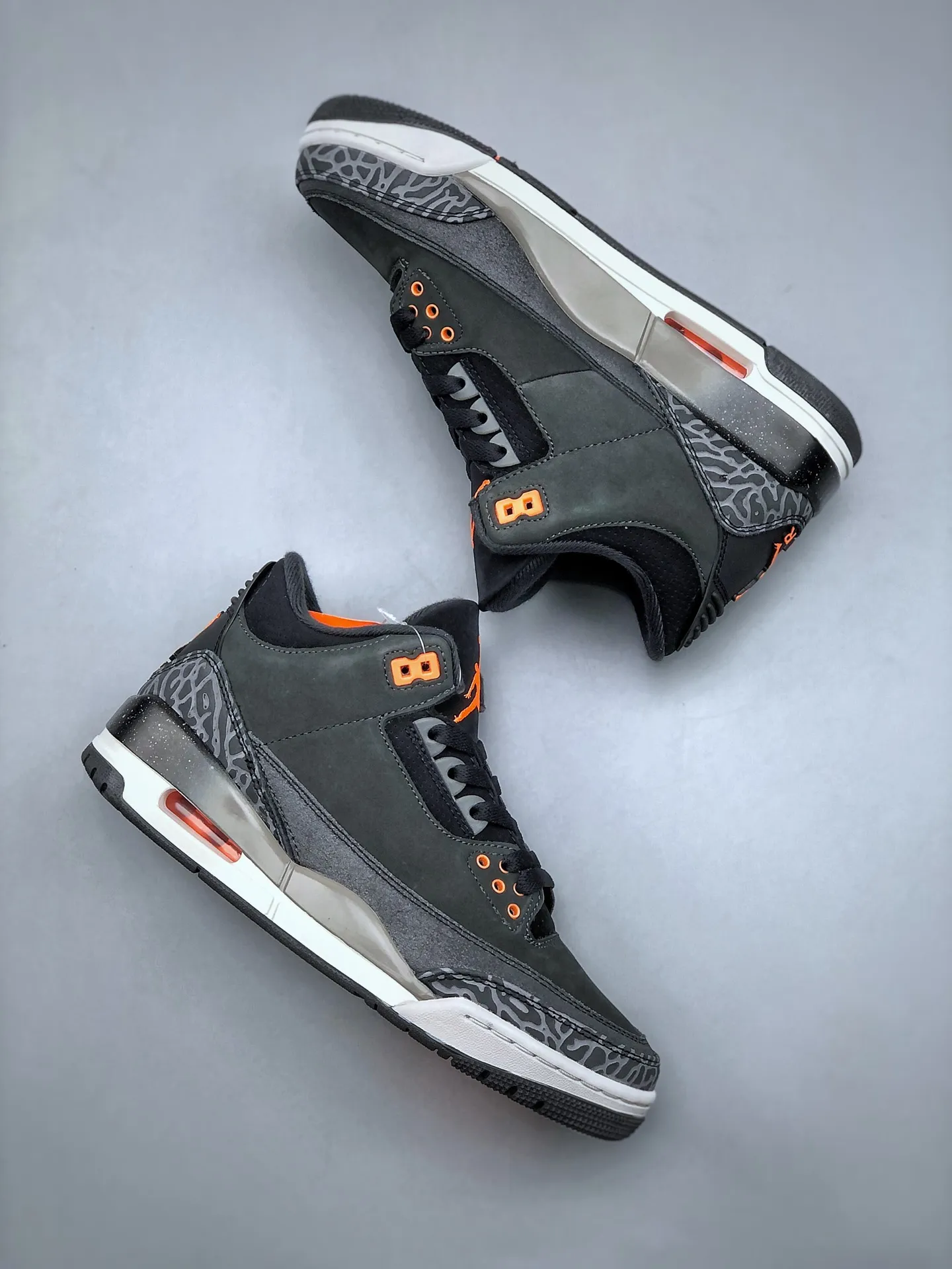 OdorResistant Nike Air Jordan 3 Retro “Fear” – Dark Grey Orange Black – Rep Shoes & Nike Replica Sneakers 1190