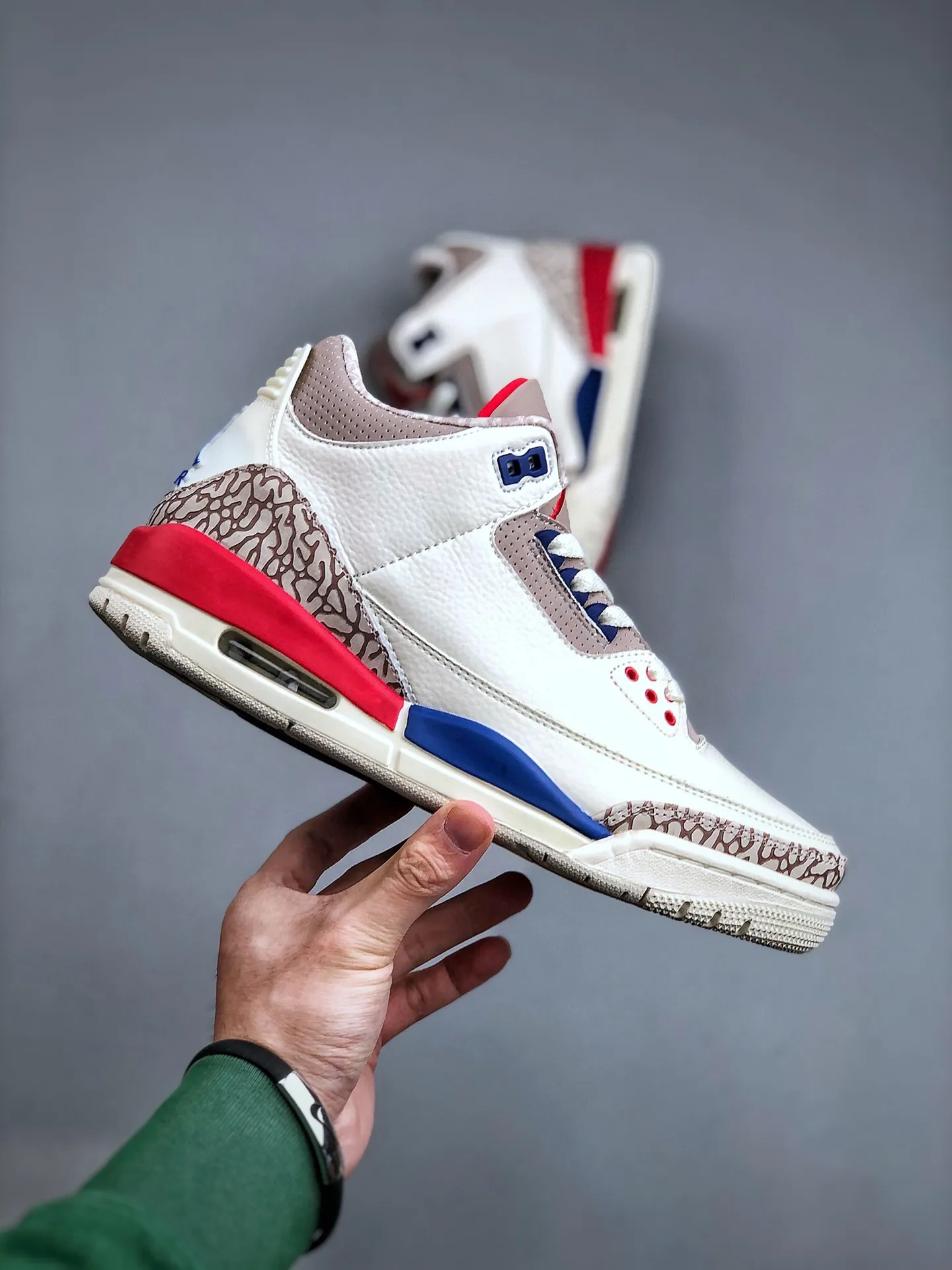 Timeless Nike Air Jordan 3 Retro “Knicks” – White Red Blue Mid-Top Basketball Shoes – Rep Shoes & Replica Sneakers 1179